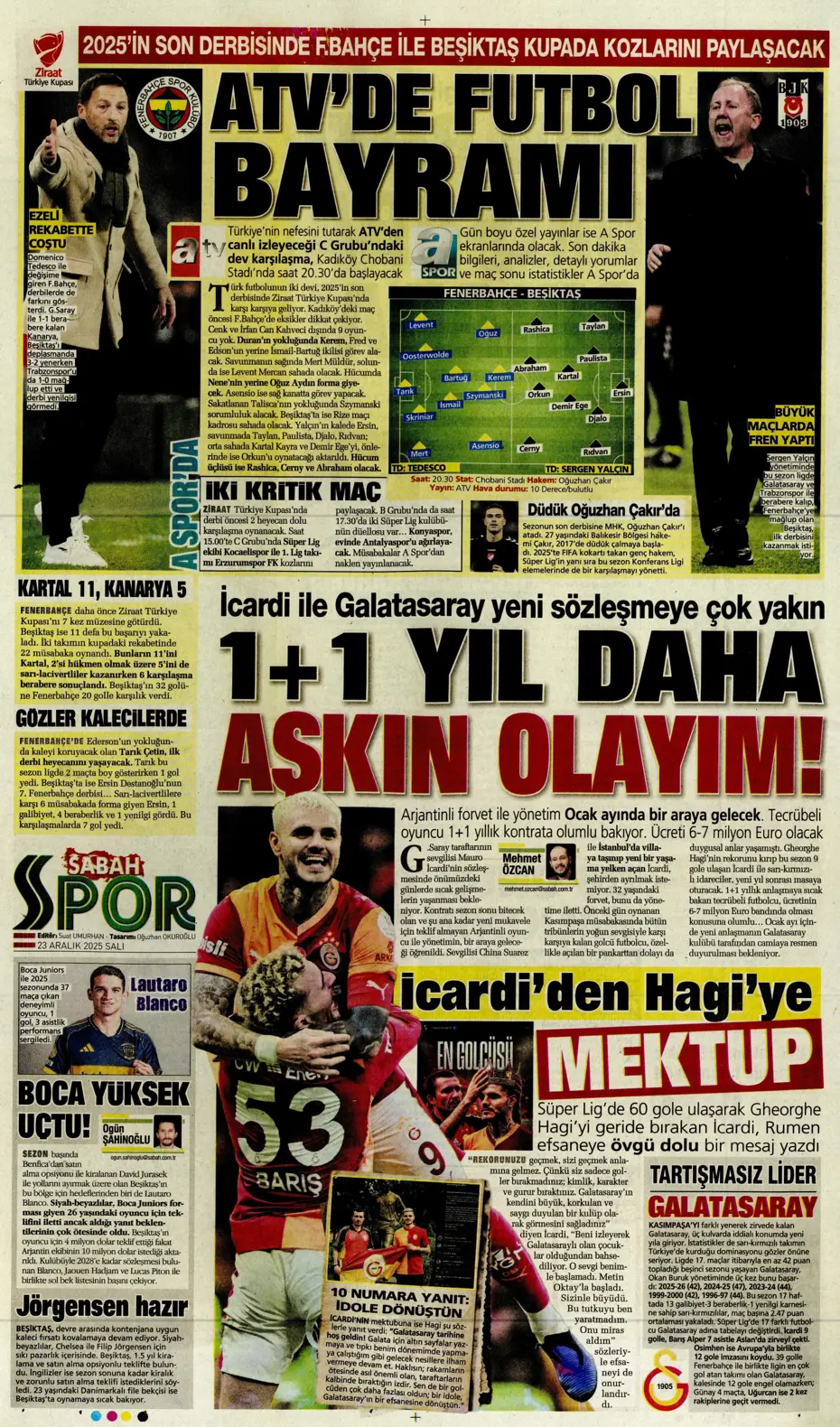 "Fenerbahçe'den Talisca'yla ilgili son karar çıktı" | Sporun manşetleri - 19 "Fenerbahçe'den Talisca'yla ilgili son karar çıktı" | Sporun manşetleri - 19