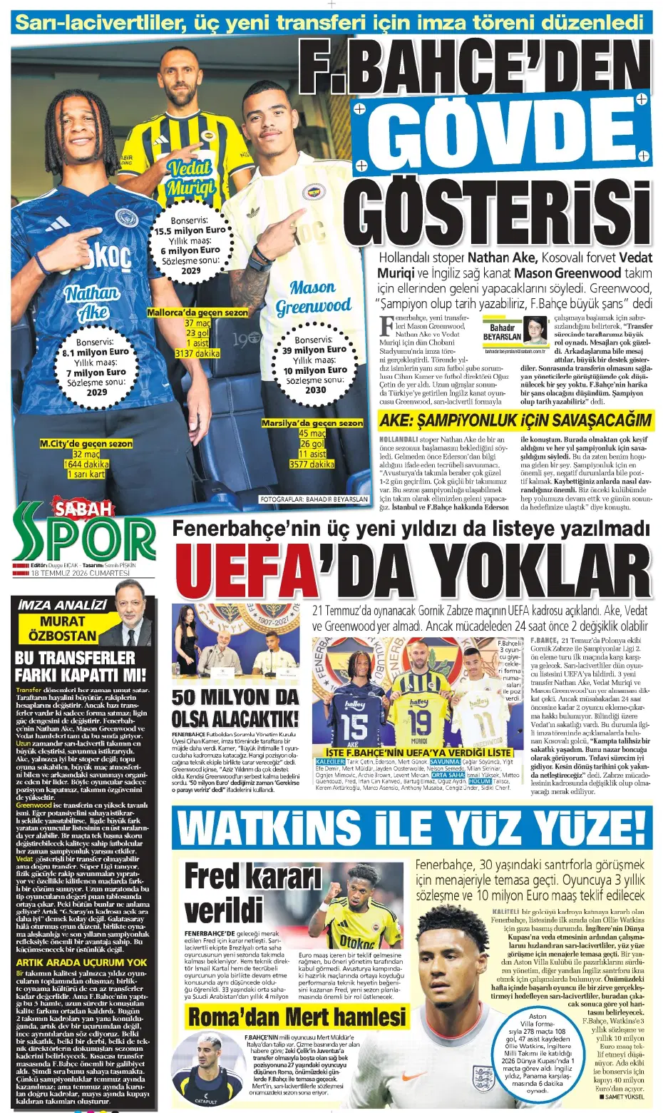 Ve Onuachu'nun bonservisi belli oldu! Fenerbahçe... | Sporun manşetleri - 17