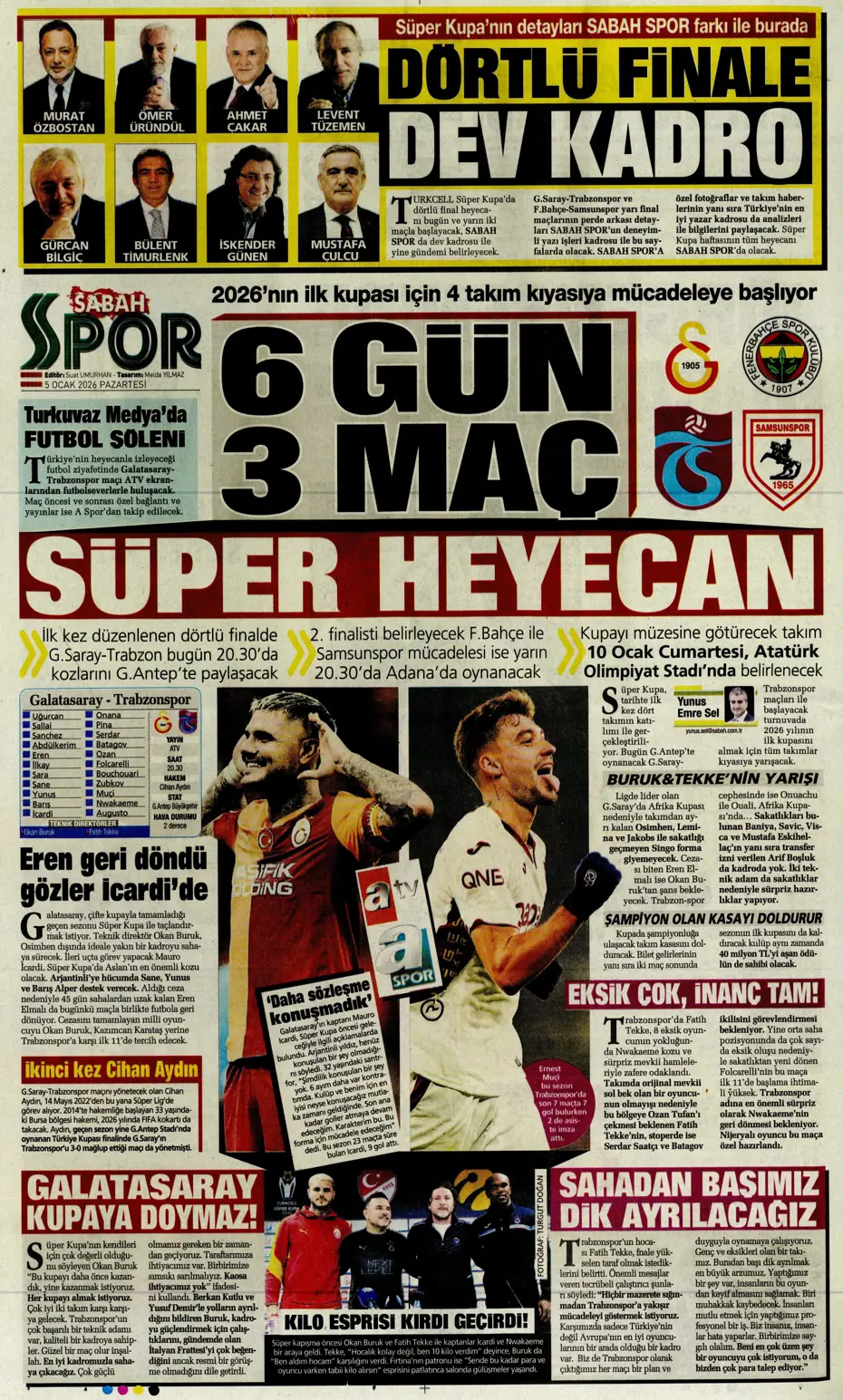 "Fenerbahçe'ye yeni yılın ilk piyangosu Sofyan Amrabat'tan" | Sporun manşetleri - 24