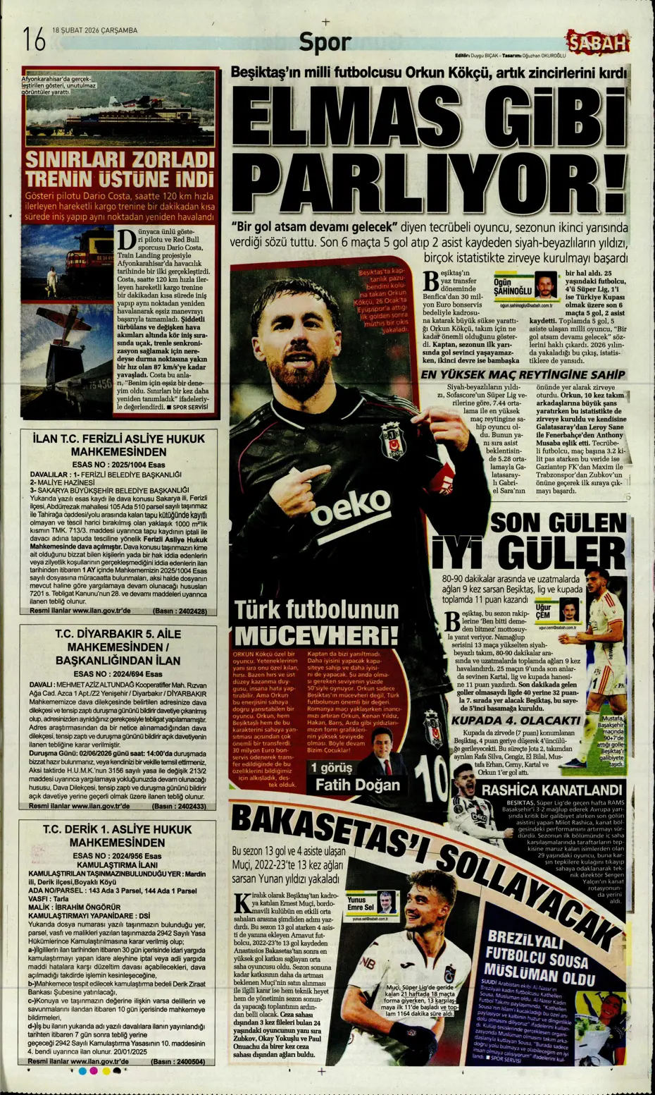 "Aslan Juve'yi perişan etti" | Sporun manşetleri - 10