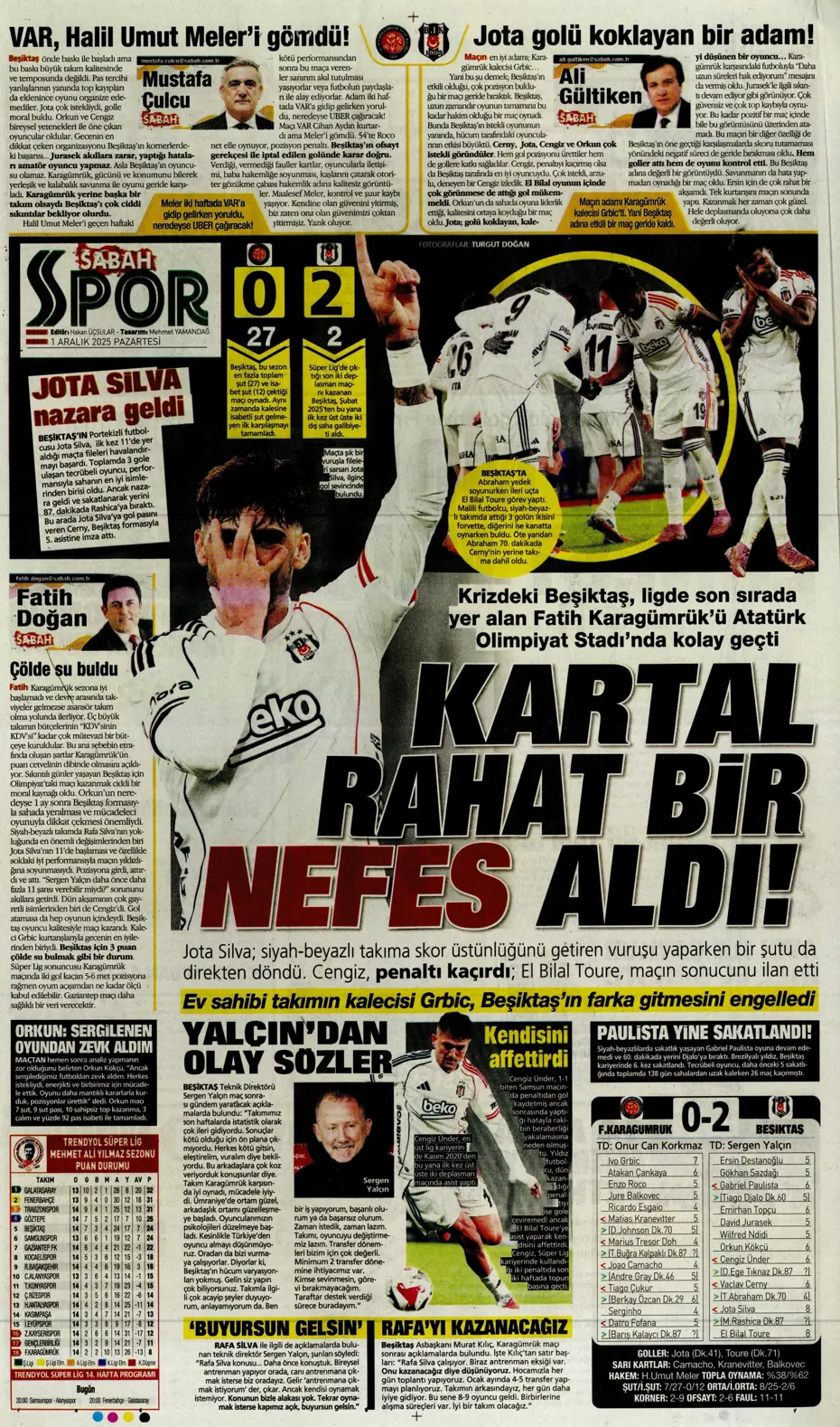 "Kadıköy'de 30 milyarlık dev buluşma" | Sporun manşetleri - 12