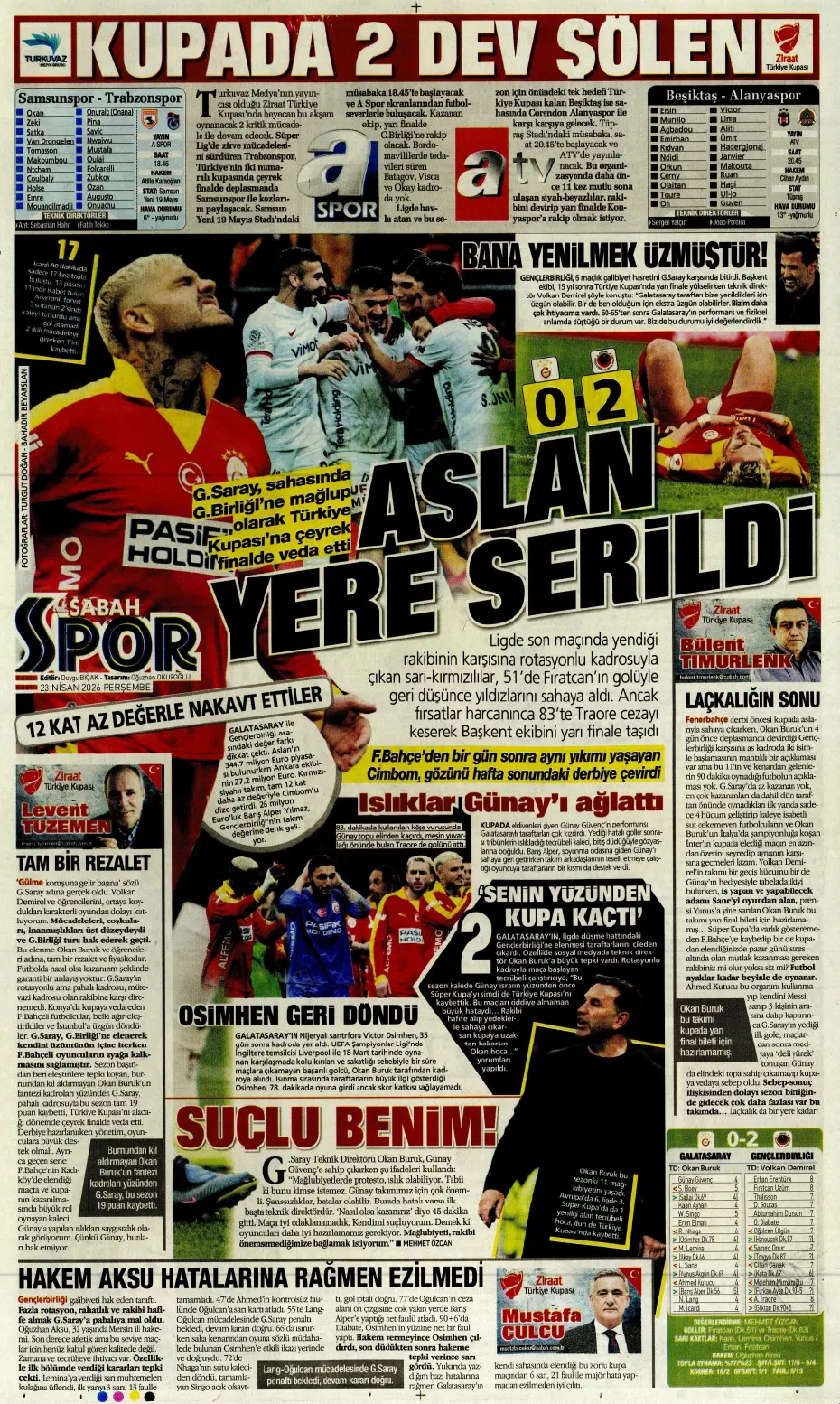 "Koopmeiners Galatasaray'a doğru" | Sporun manşetleri - 6