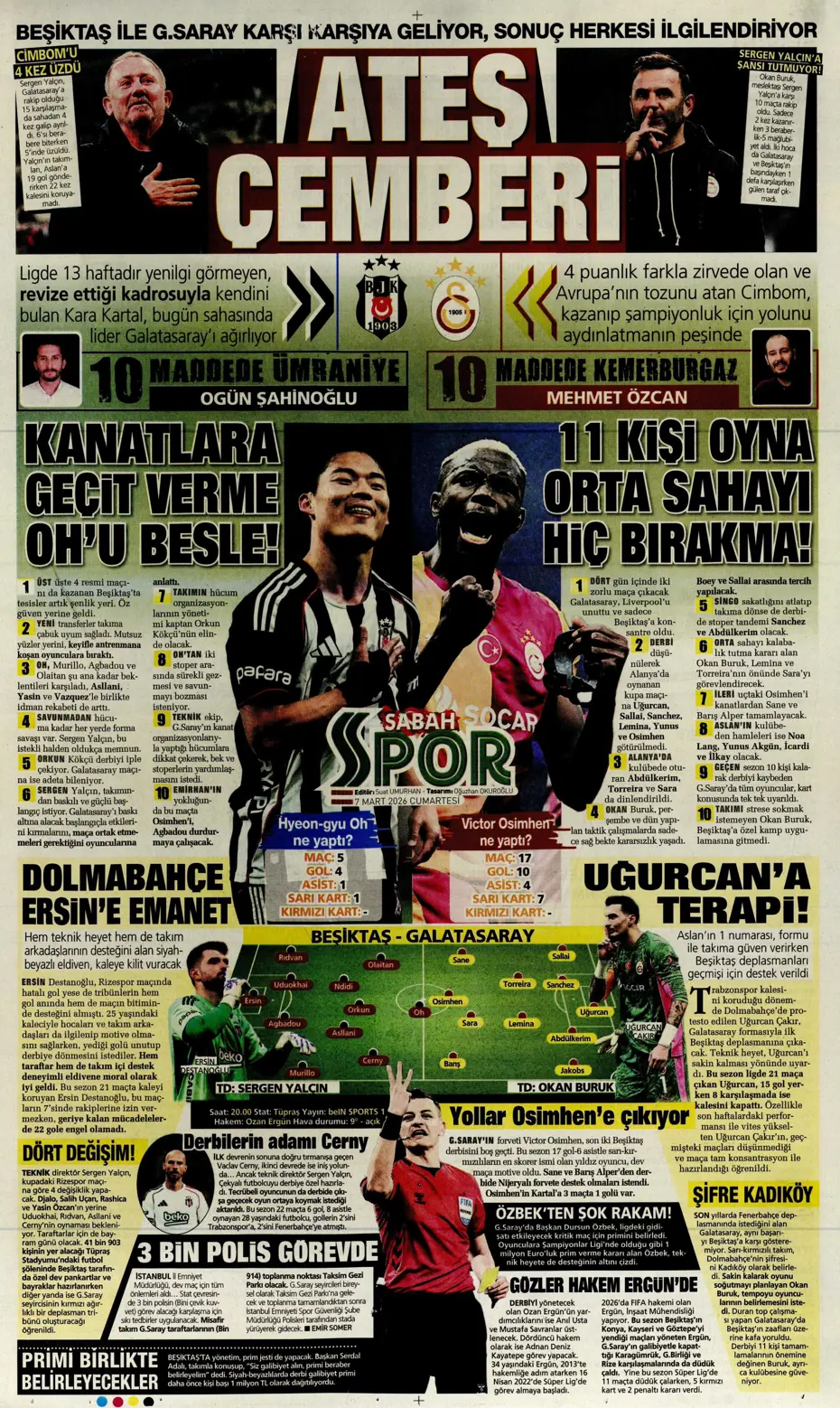 "Tedesco'ya Alman ve İtalyan markajı" | Sporun manşetleri - 22