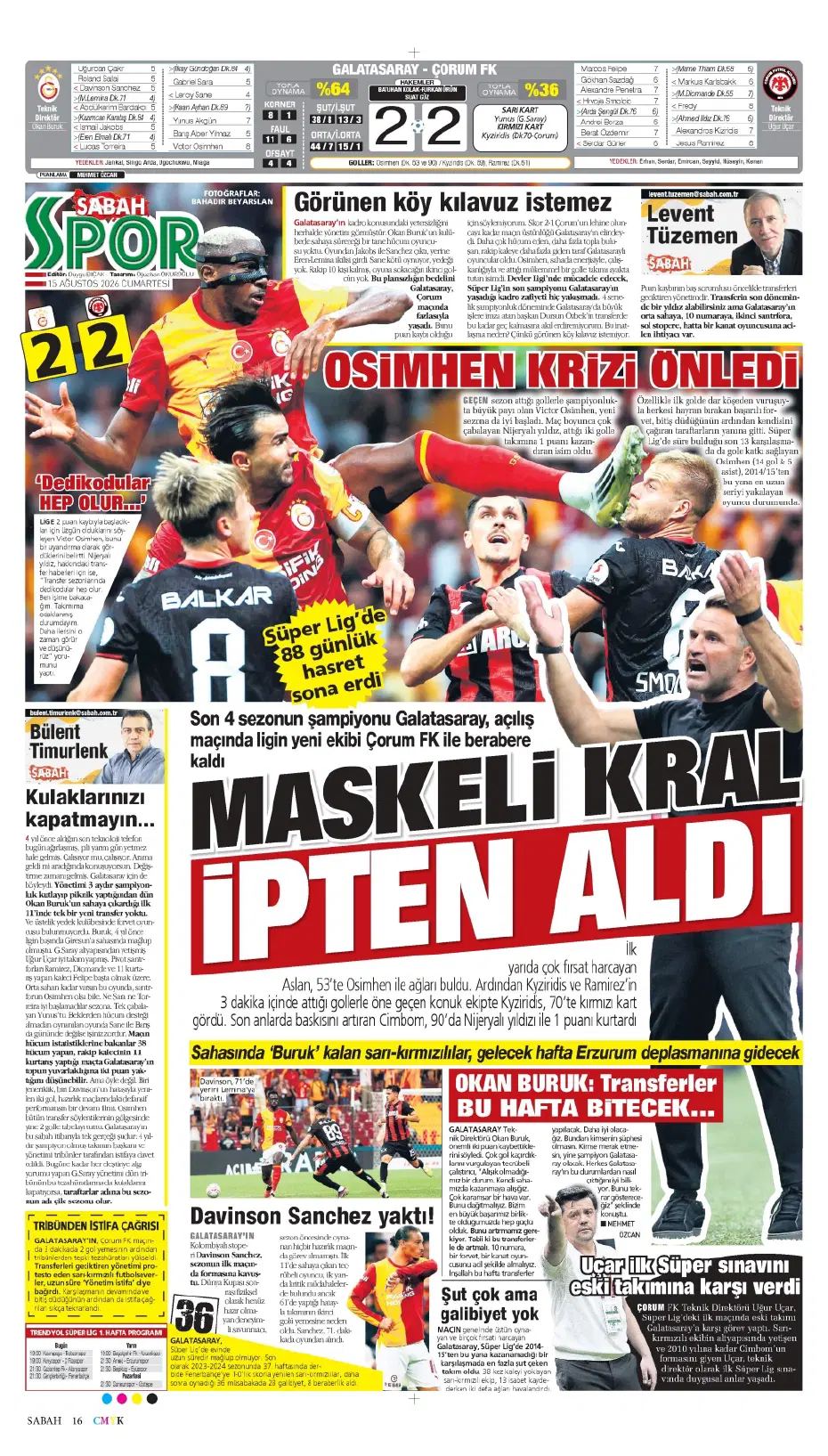 "Darwin Nunez geliyor" | Sporun manşetleri - 23 "Darwin Nunez geliyor" | Sporun manşetleri - 23