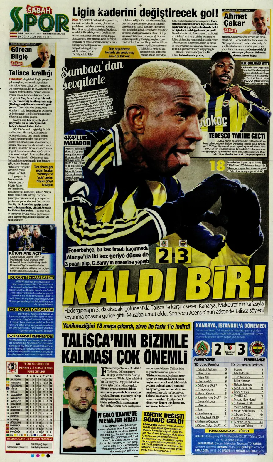 "Sonunda Maestro bombası patlıyor" | Sporun manşetleri - 16