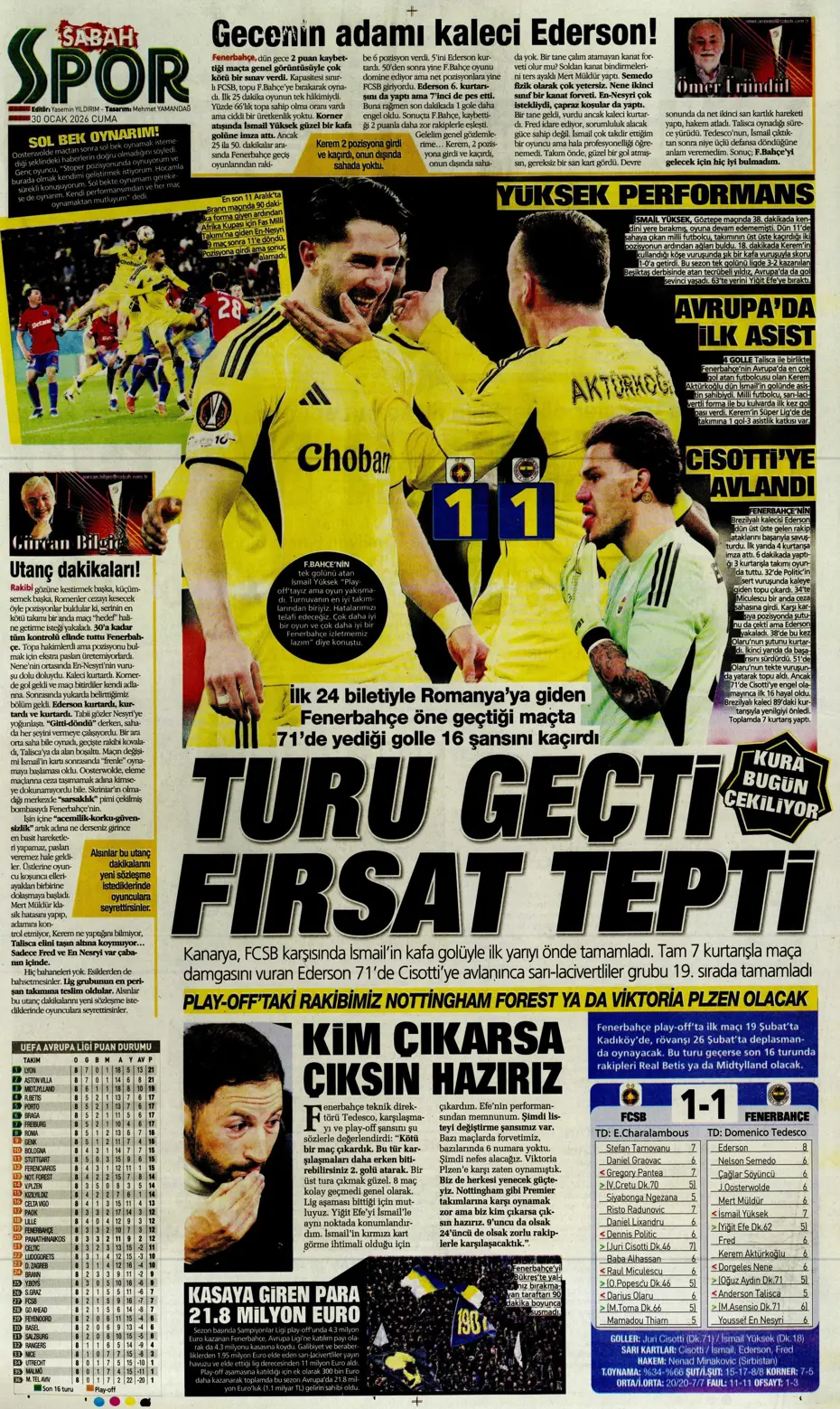 "Galatasaray'ın Gueye transferi tamam" | Sporun manşetleri - 21