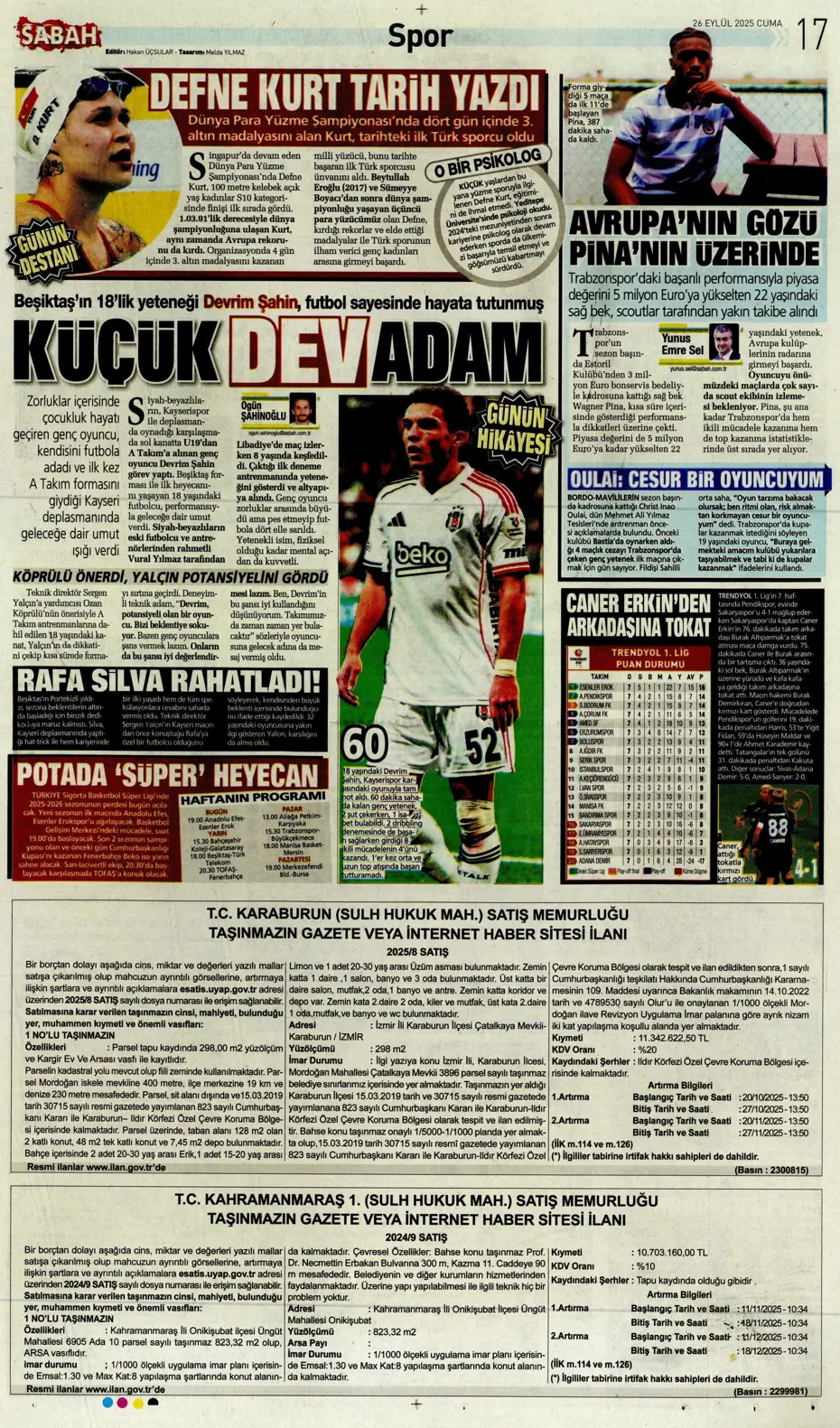 "Volkan Demirel'den Fenerbahçe'ye cevap" | Sporun manşetleri - 12