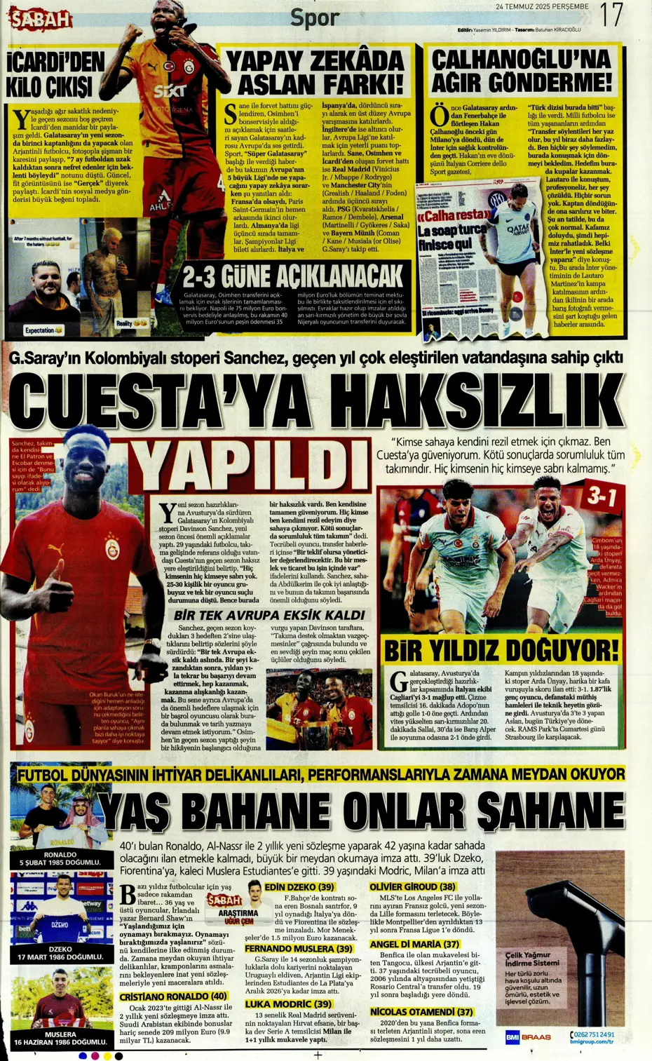 "Enzo Millot Aslan oluyor" | Sporun manşetleri - 11