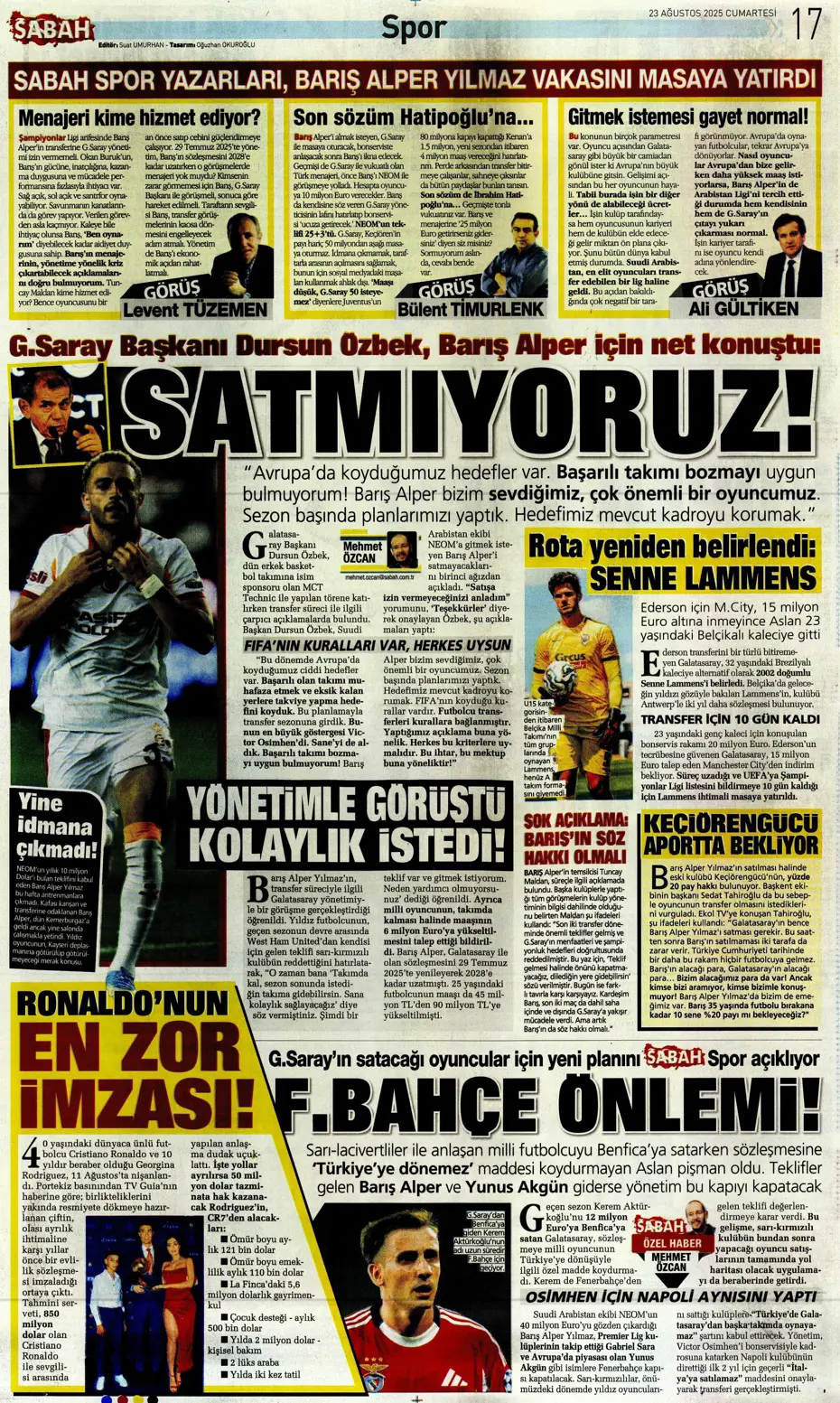 "Beşiktaş'ın hastası Keito Nakamura" | Sporun manşetleri - 10