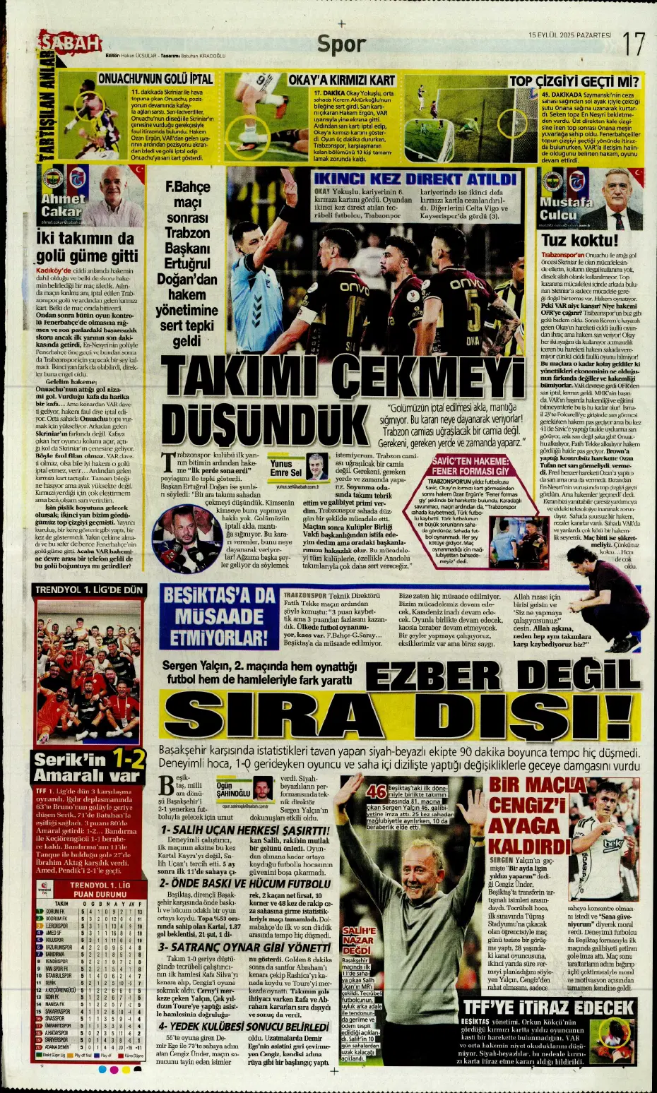 "Galatasaray'da Leroy Sane sıkıntısı" | Sporun manşetleri - 11