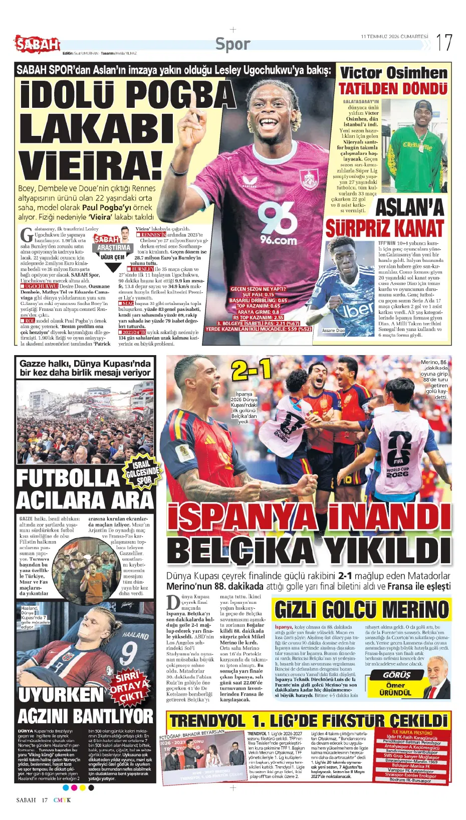 Kerem Aktürkoğlu için rekor teklif | Sporun manşetleri - 20