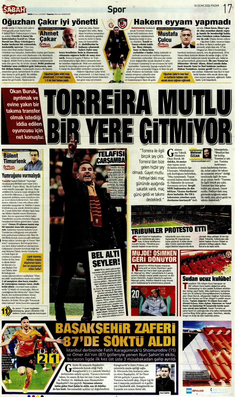 "Galatasaray'dan Gaziantep maçı sonrası transfer: Gemileri yaktı" | Sporun manşetleri - 14