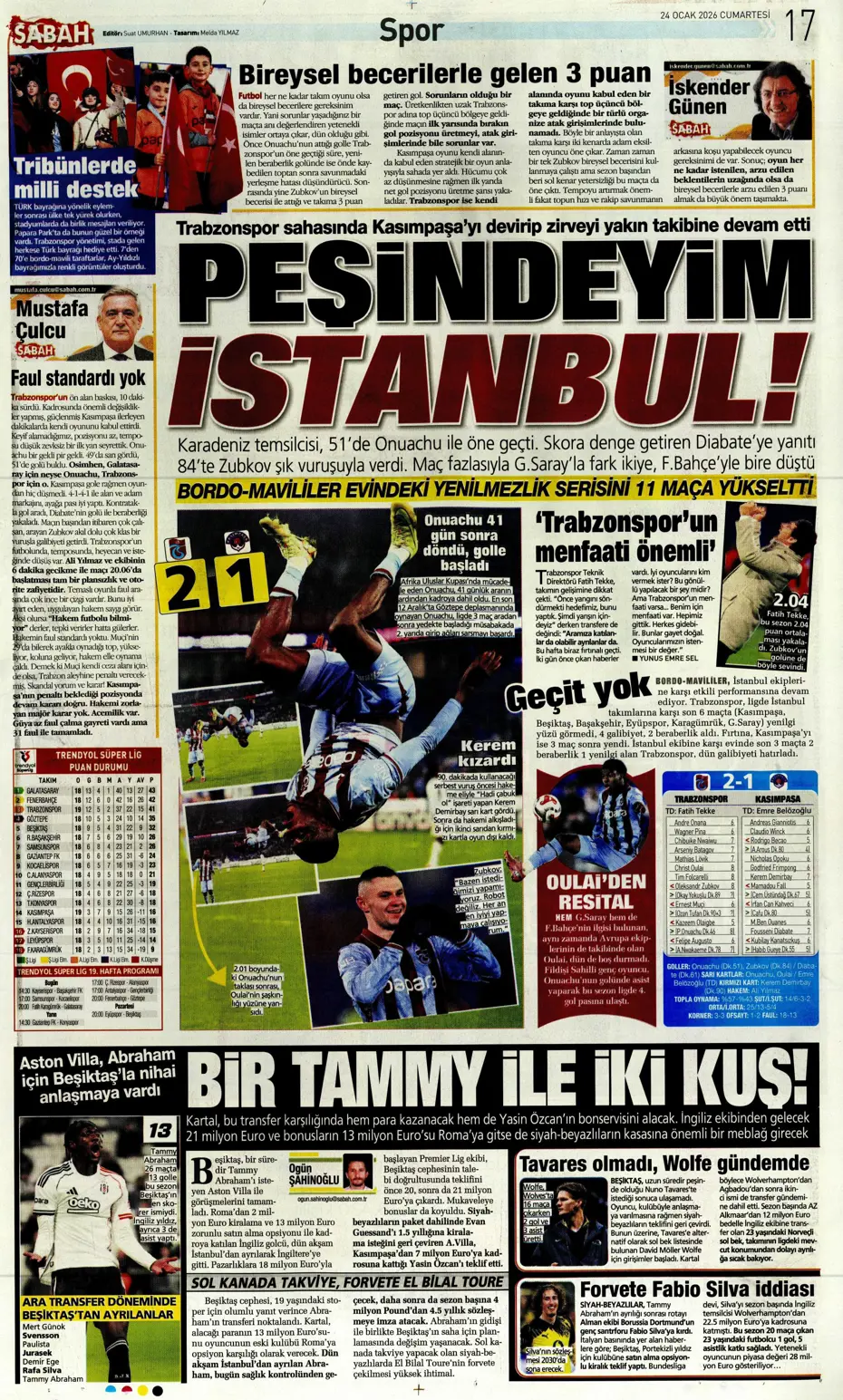 "Yaser Asprilla, Galatasaray'da" | Sporun manşetleri - 5