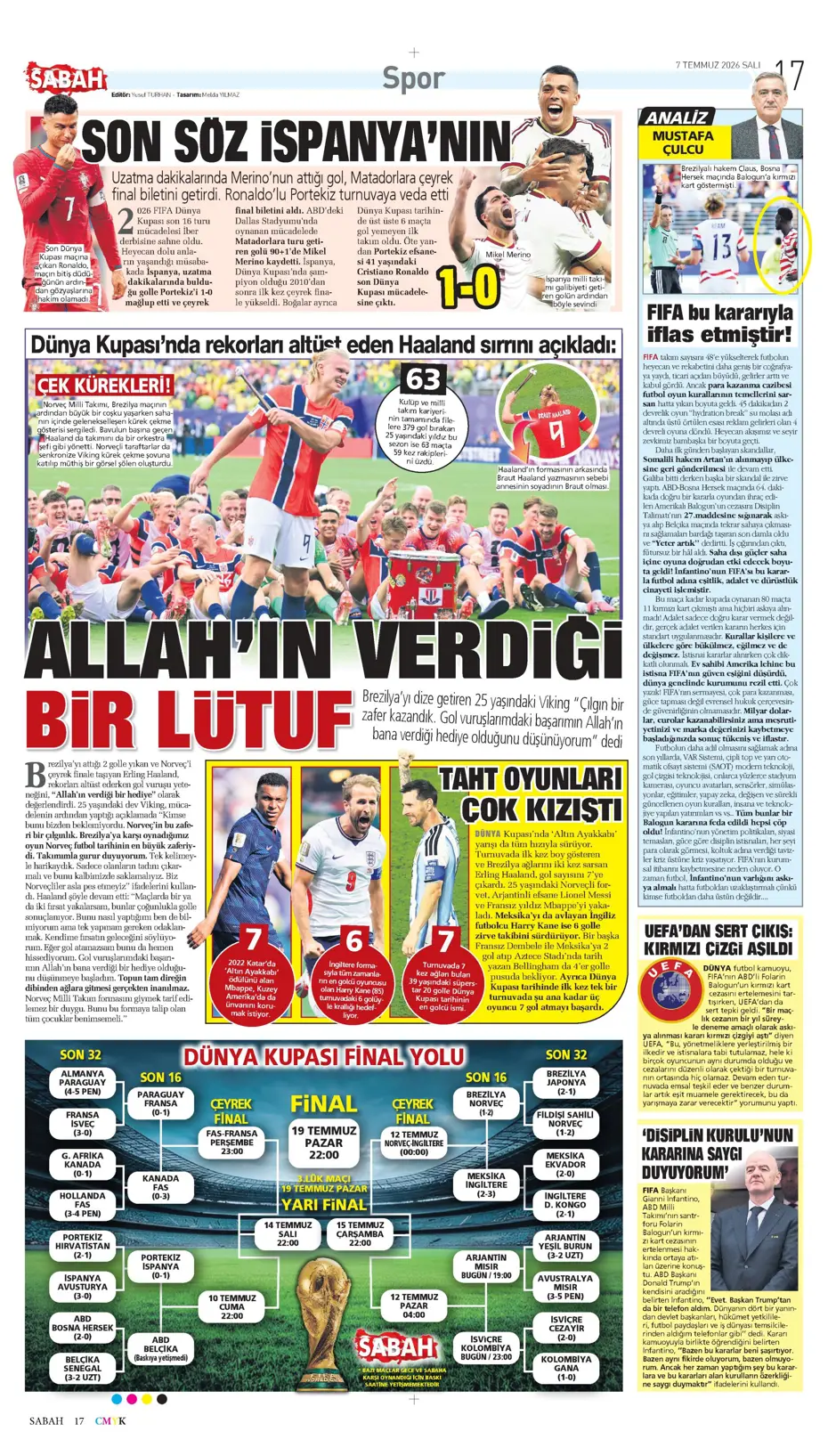 "Ve Greenwood, Fenerbahçe'de" | Sporun manşetleri - 12