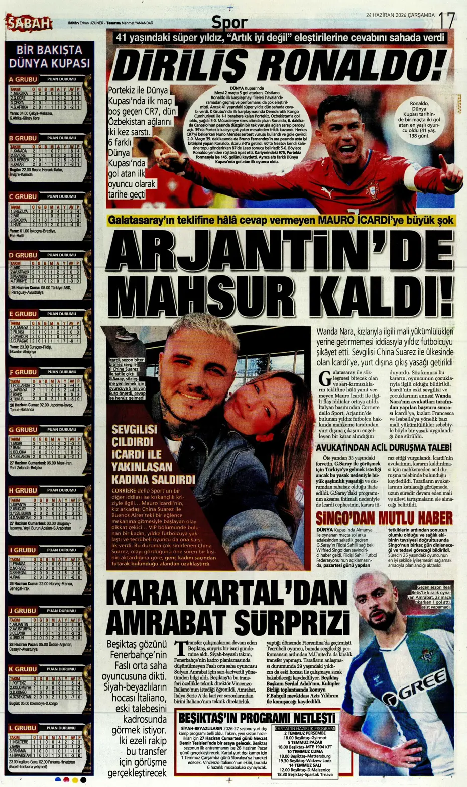 Shomurodov'a karşılık 3 isim! Fenerbahçe'den yılın takası | Sporun manşetleri - 7