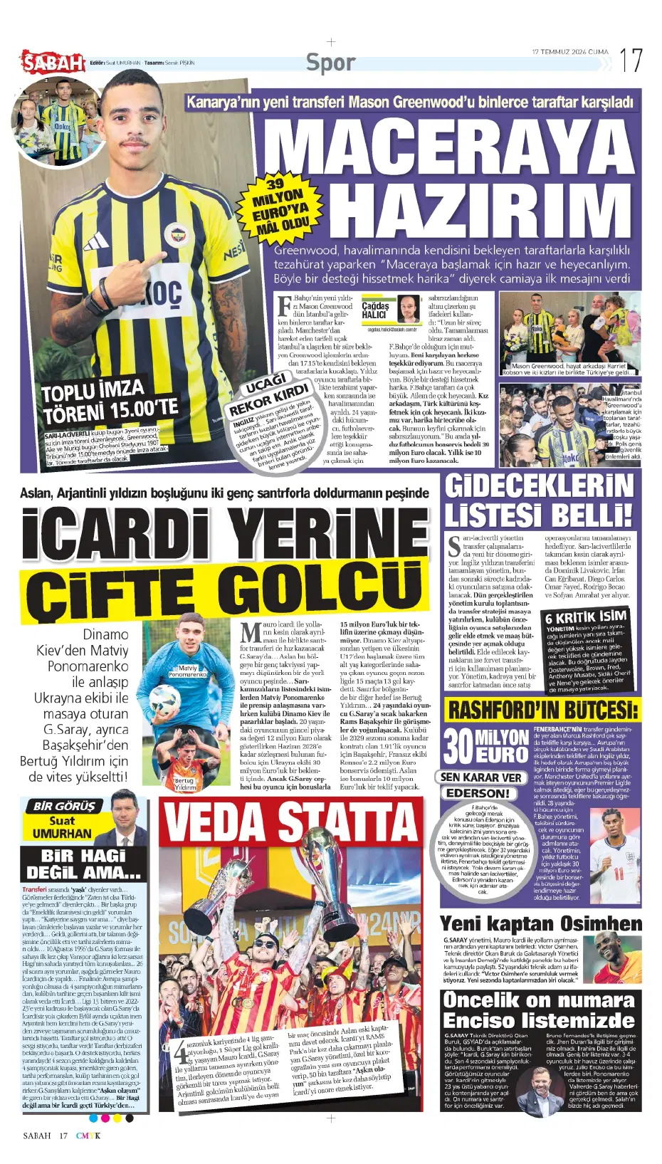 Fenerbahçe'den yılın sürprizi: Paul Onuachu | Sporun manşetleri - 19