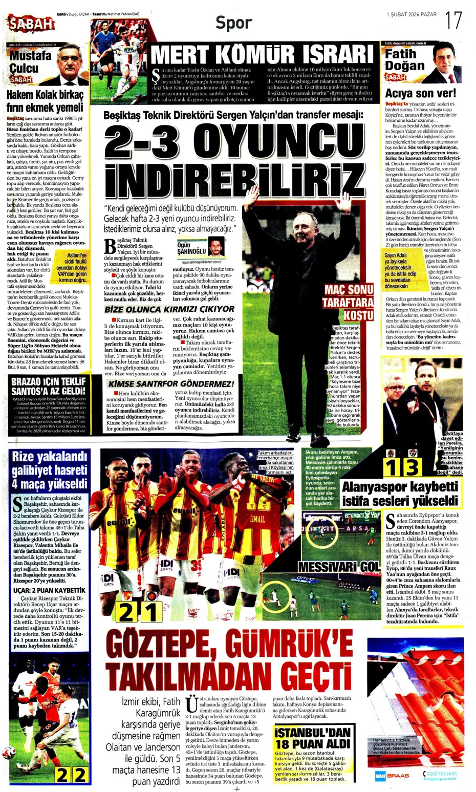 "N'Golo Kante sonunda tamam! Bonservisi belli oldu" | Sporun manşetleri - 17