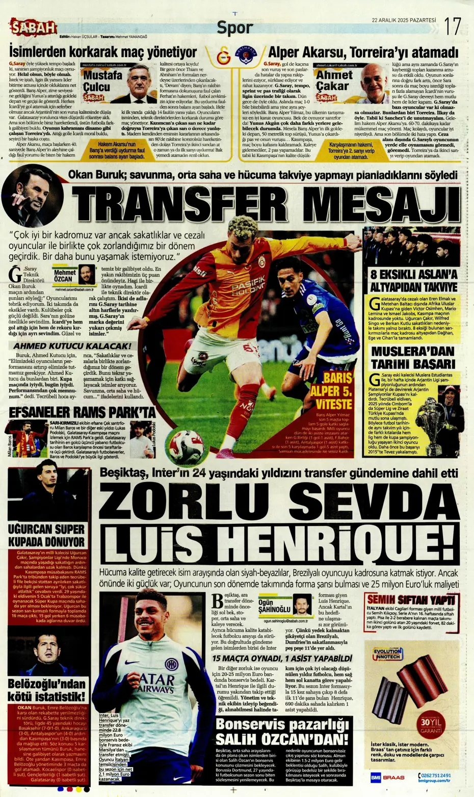 "Fenerbahçe'de 2 isim takımdan ayrılıyor: 35 milyon euro" | Sporun manşetleri - 13