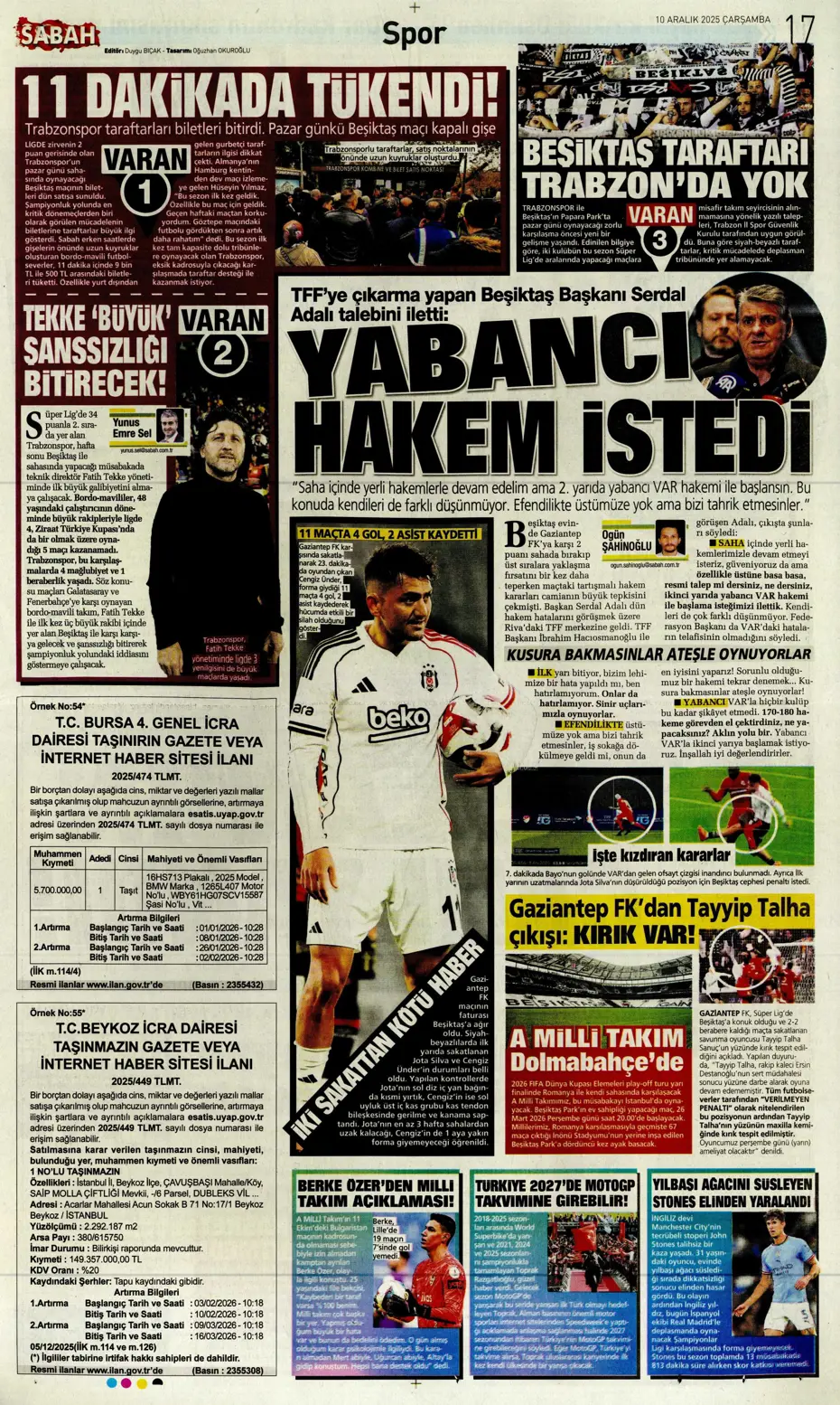 "Galatasaray 10 saniyede yıkıldı" | Sporun manşetleri - 14