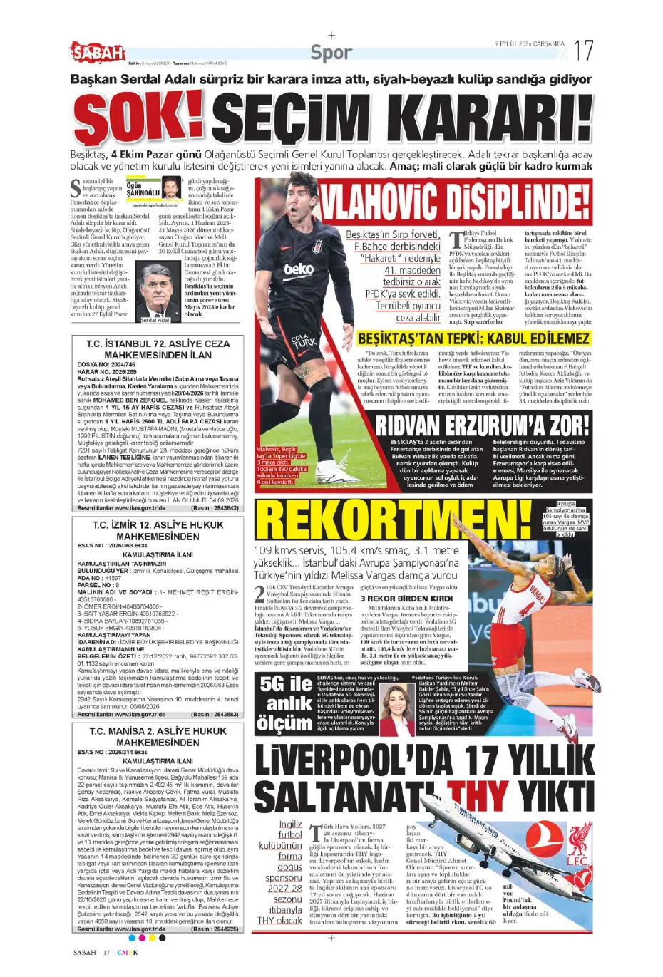 Ve Galatasaray'da anlaşma tamam, 4 yıllık imza: Resmi açıklama an meselesi | Sporun manşetleri - 22 Ve Galatasaray'da anlaşma tamam, 4 yıllık imza: Resmi açıklama an meselesi | Sporun manşetleri - 22