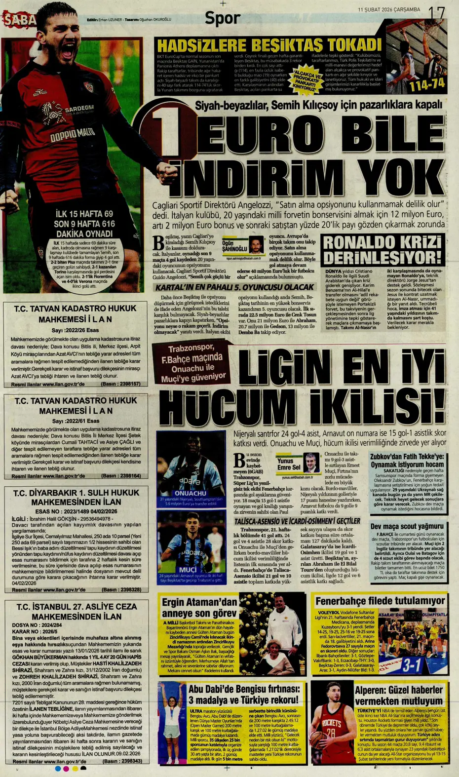 "Lemina ve Icardi için Galatasaray'dan kesin karar çıktı" | Sporun manşetleri - 10 "Lemina ve Icardi için Galatasaray'dan kesin karar çıktı" | Sporun manşetleri - 10