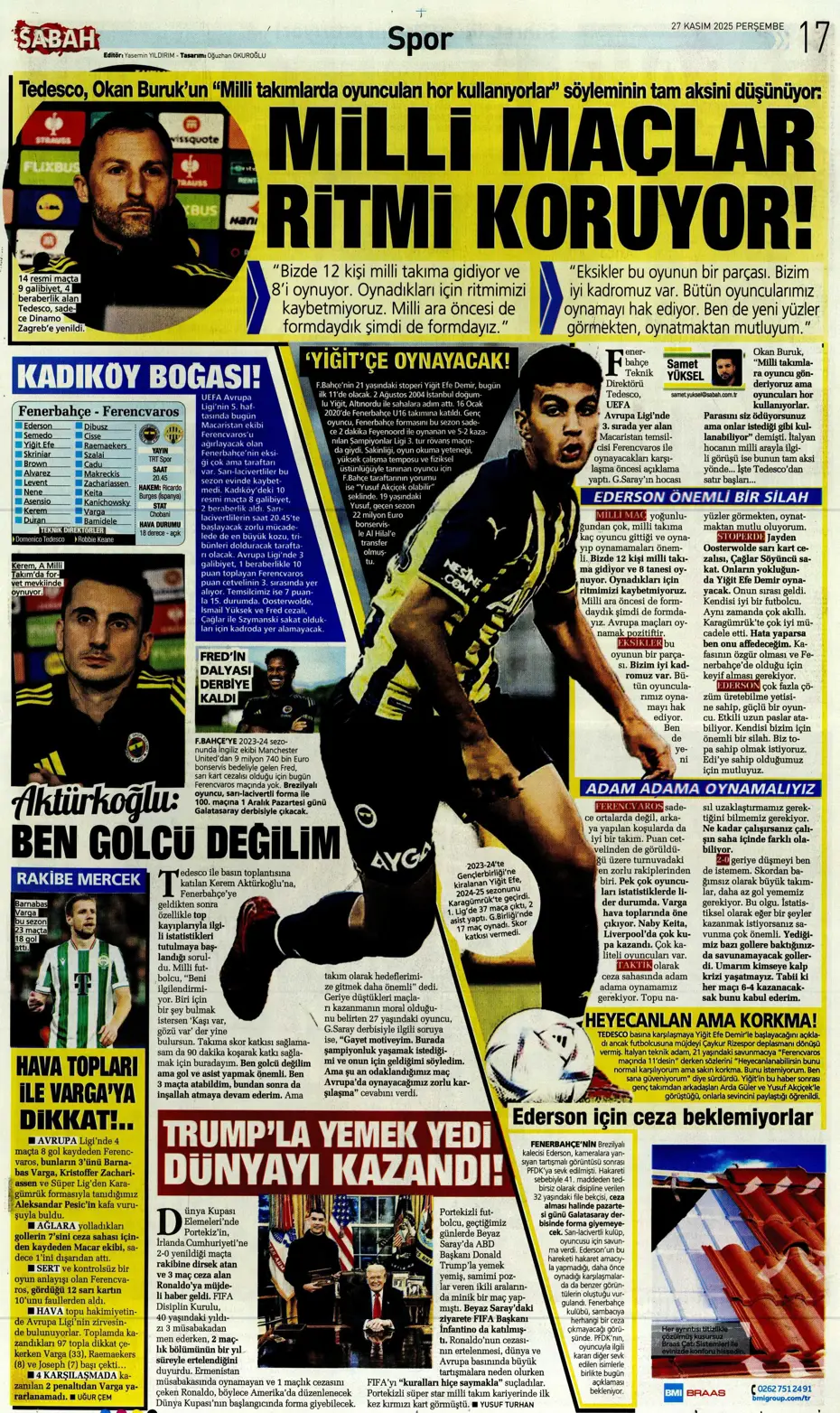 "Galatasaray'ı FIFA virüsü sardı" | Sporun manşetleri - 10