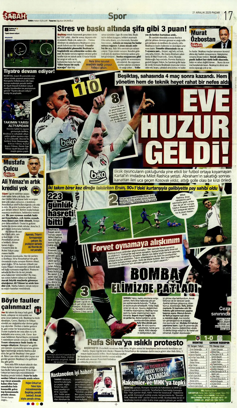 "Transferde Yusuf Sarı bombası" | Sporun manşetleri - 5