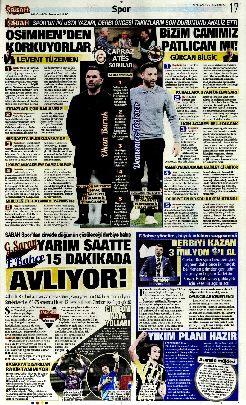 "Orkun Kökçü için 60 milyon euroyu gözden çıkardılar" | Sporun manşetleri - 3