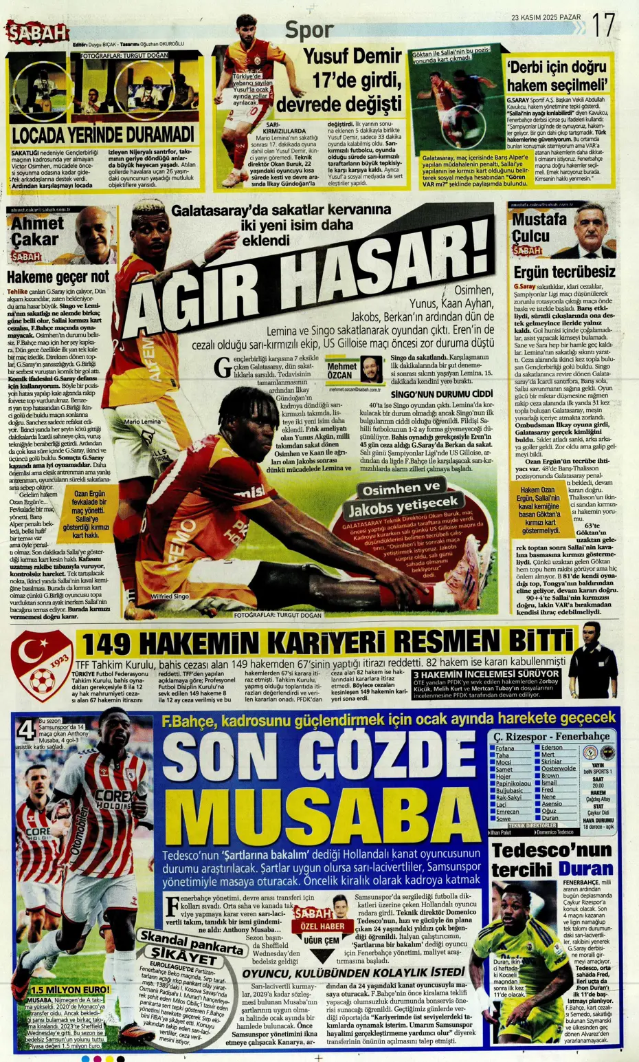 "Jadon Sancho bedavaya Fenerbahçe'ye" | Sporun manşetleri - 7