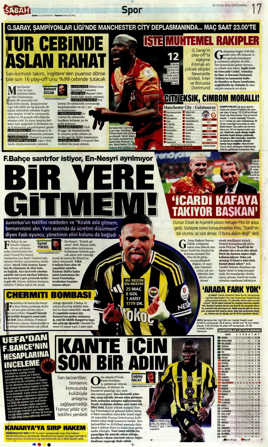 "Jose Mourinho Fenerbahçe'den bomba transfer yapıyor" | Sporun manşetleri - 5