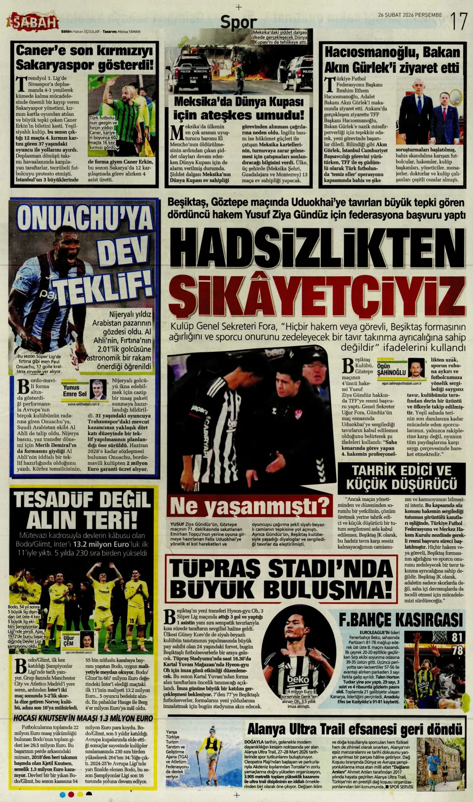 "Galatasaray kabustan zafer çıkardı" | Sporun manşetleri - 25