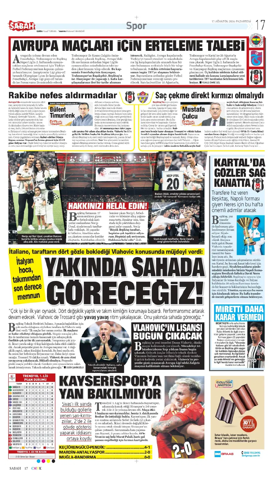 Fenerbahçe'de 2. kaptan Hakan Çalhanoğlu | Sporun manşetleri - 11 Fenerbahçe'de 2. kaptan Hakan Çalhanoğlu | Sporun manşetleri - 11