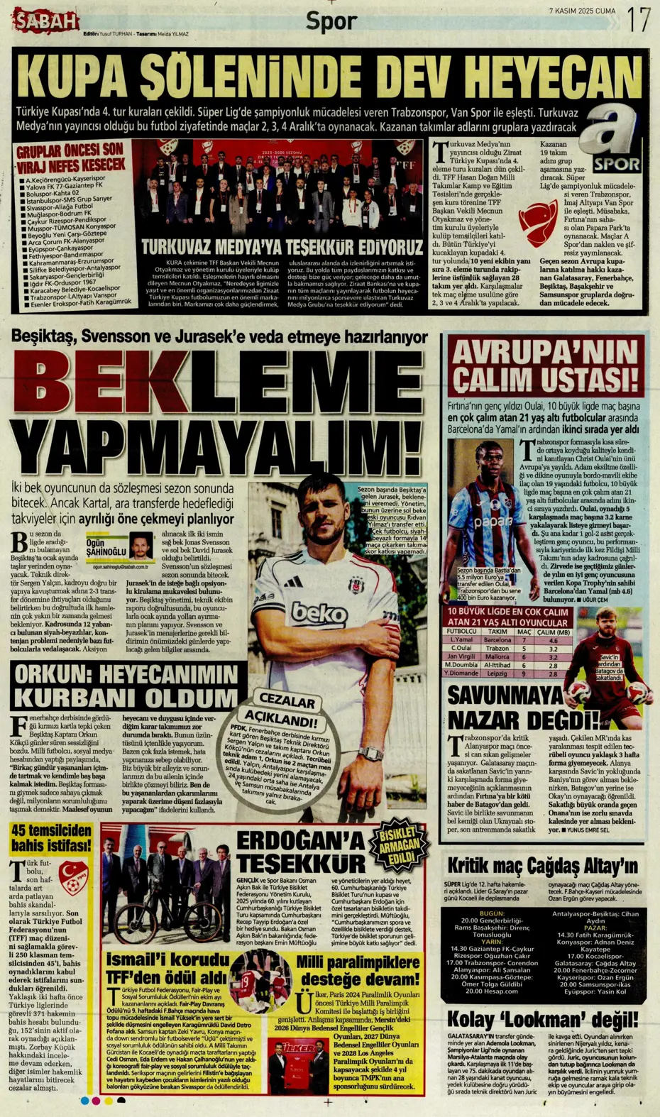 "Hakem Fenerbahçe'nin 2 puanını çaldı" | Sporun manşetleri - 13