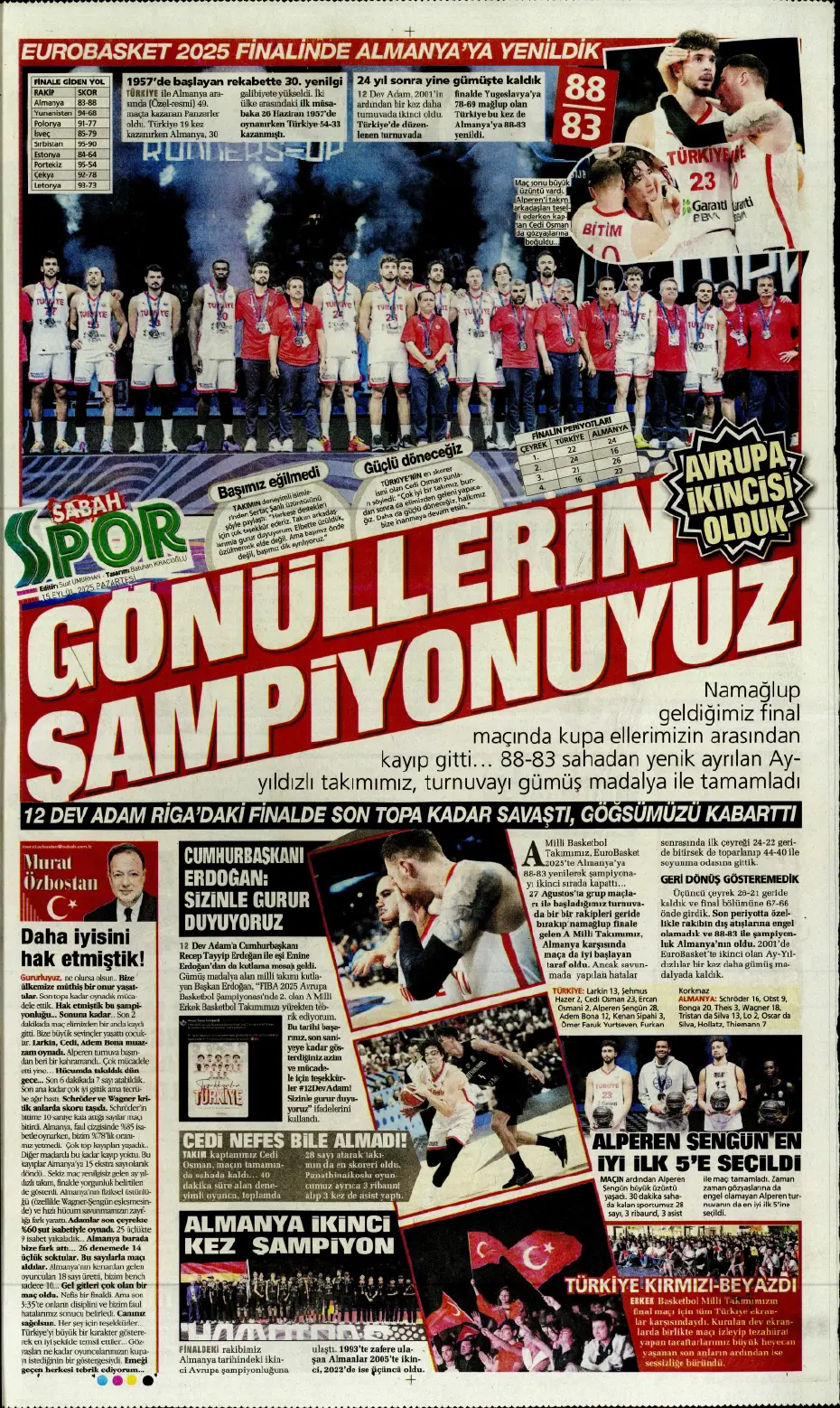 "Galatasaray'da Leroy Sane sıkıntısı" | Sporun manşetleri - 10