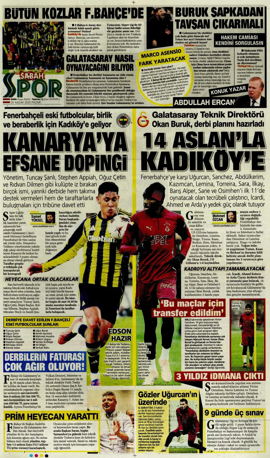 "Merih Demiral'da sona gelindi, imzalar yakın" | Sporun manşetleri - 11 "Merih Demiral'da sona gelindi, imzalar yakın" | Sporun manşetleri - 11