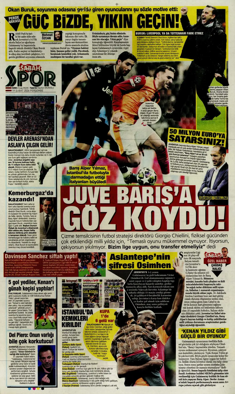 "Napoli'den Galatasaray'a Noa Lang için görülmemiş jest" | Sporun manşetleri - 21