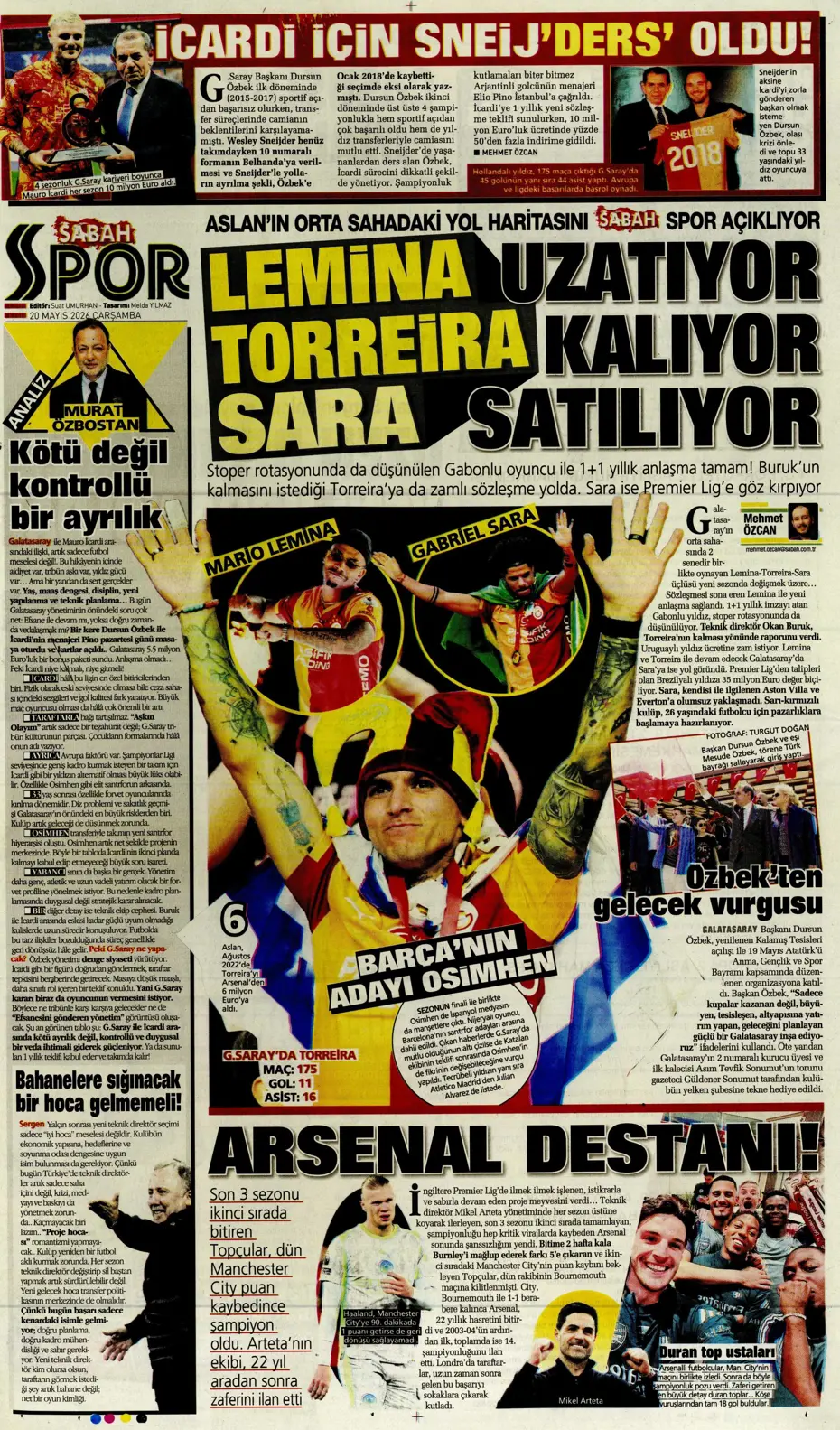 Conte yanında dünyaca ünlü yıldızı da Fenerbahçe'ye getiriyor | Sporun manşetleri - 19