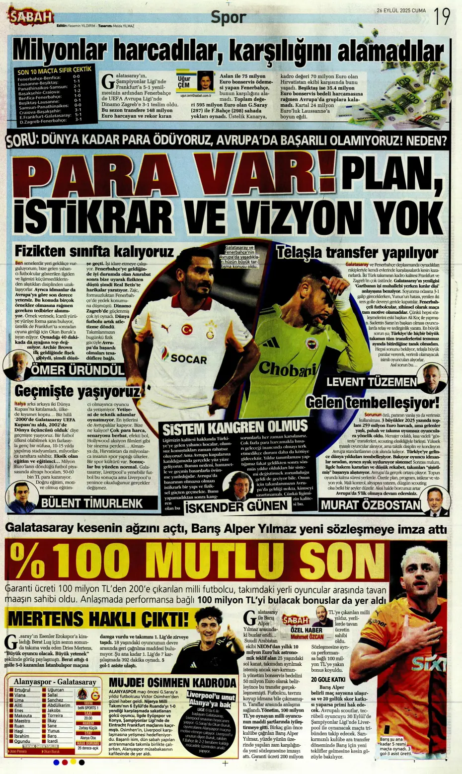 "Volkan Demirel'den Fenerbahçe'ye cevap" | Sporun manşetleri - 10