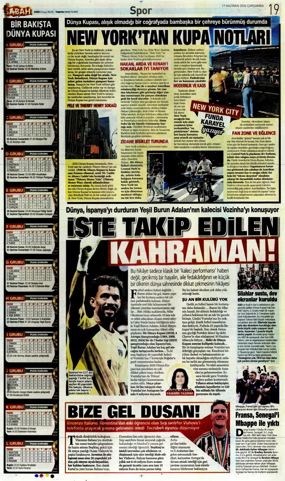 Fenerbahçe'de Oosterwolde dışında 3 ayrılık daha | Sporun manşetleri - 2