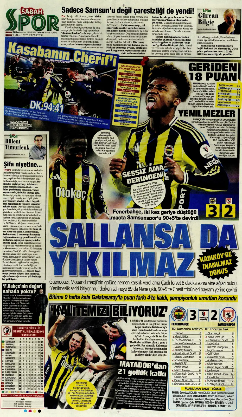 "Eller yukarı! Ben Cherif" | Sporun manşetleri - 16