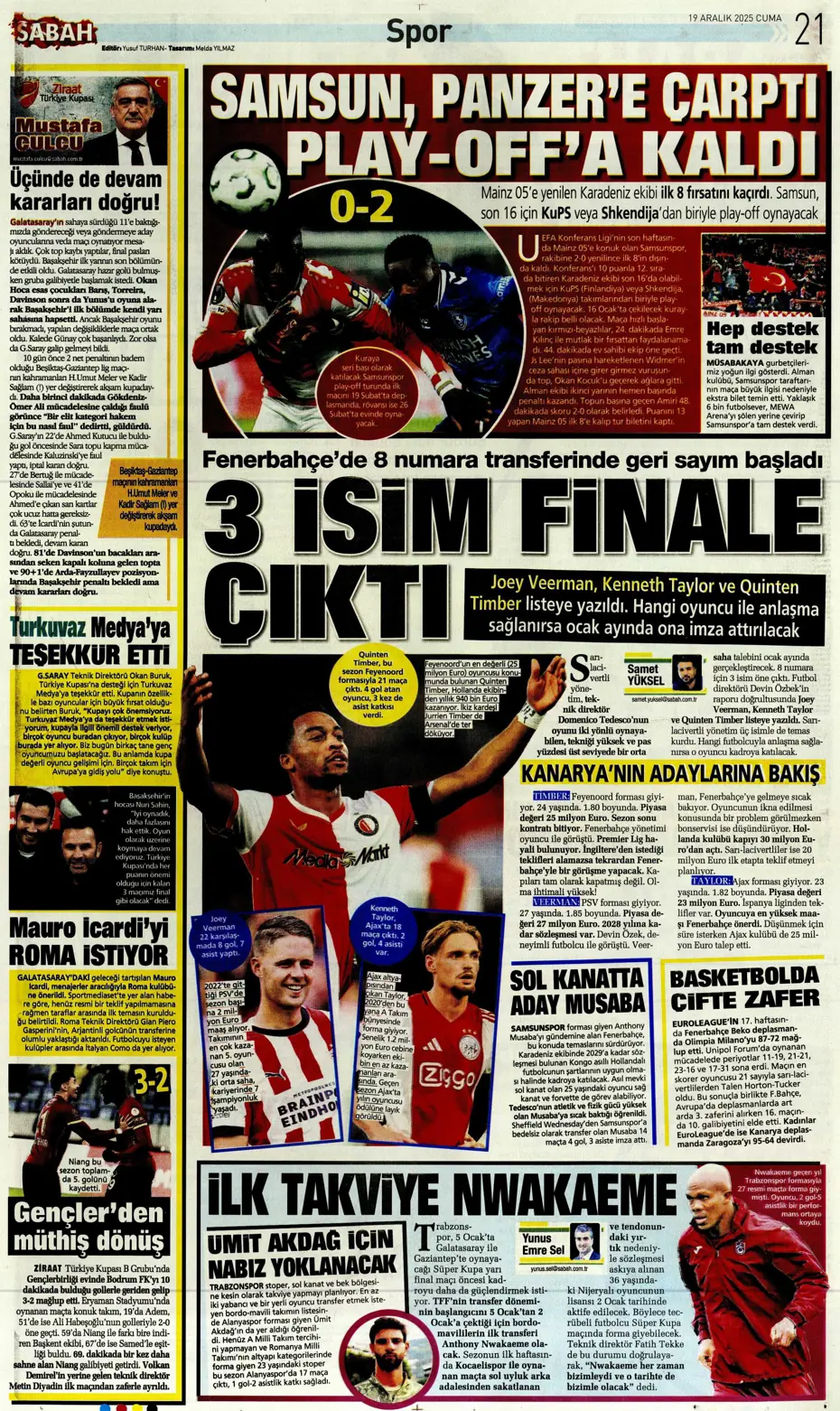 "Ve Lucas Beraldo'dan Galatasaray'a cevap geldi" | Sporun manşetleri - 9