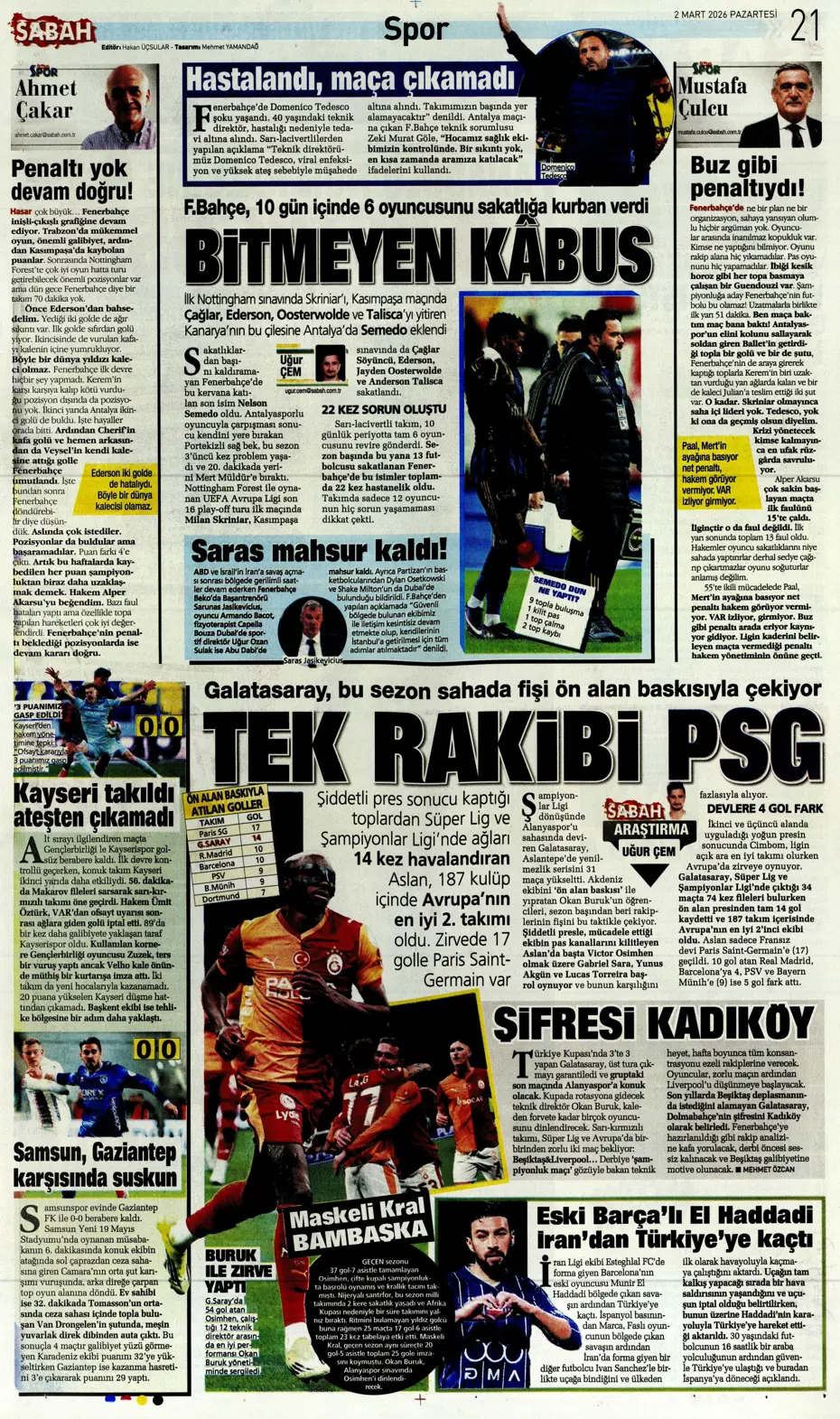 "Galatasaray'dan daha şimdiden Sacha Boey'la ilgili karar çıktı" | Sporun manşetleri - 7