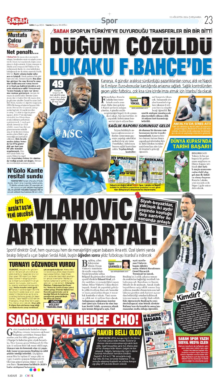 Fred'in hemen ardından bir veda daha geliyor! Yerine gelecek isim çoktan belli | Sporun manşetleri - 21 Fred'in hemen ardından bir veda daha geliyor! Yerine gelecek isim çoktan belli | Sporun manşetleri - 21