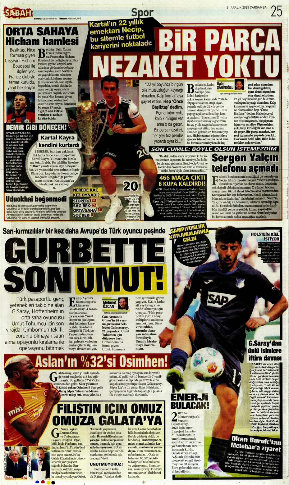"Rafa Silva'nın yerine bomba isim geliyor" | Sporun manşetleri - 6