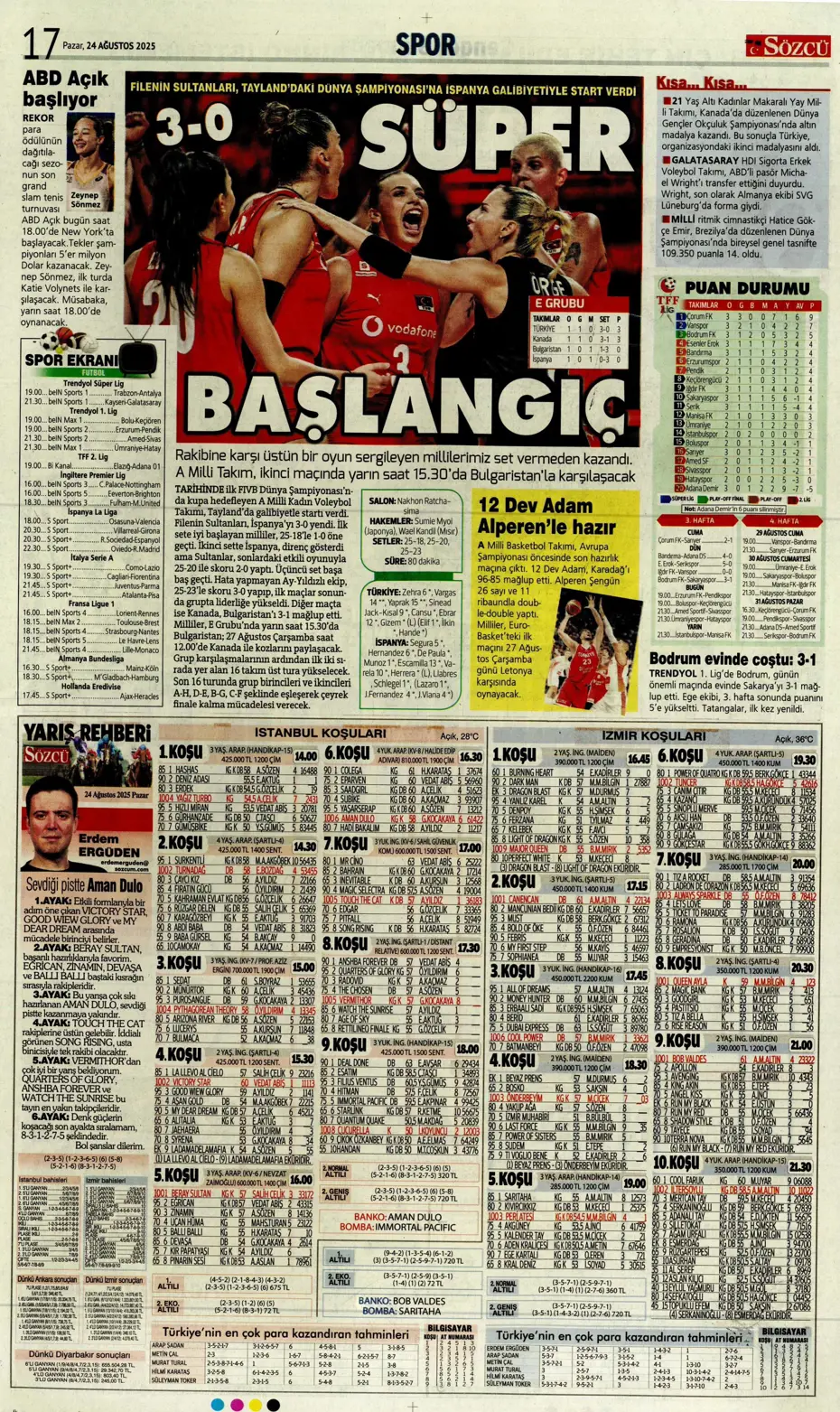 "Galatasaray'a üçlü piyango" | Sporun manşetleri - 10