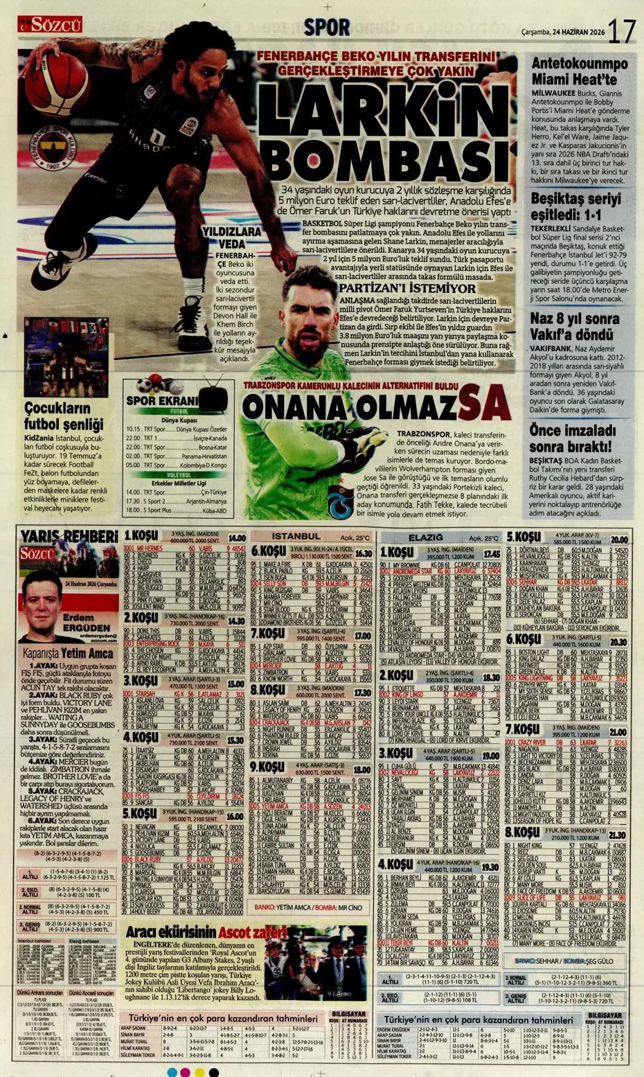 Shomurodov'a karşılık 3 isim! Fenerbahçe'den yılın takası | Sporun manşetleri - 3
