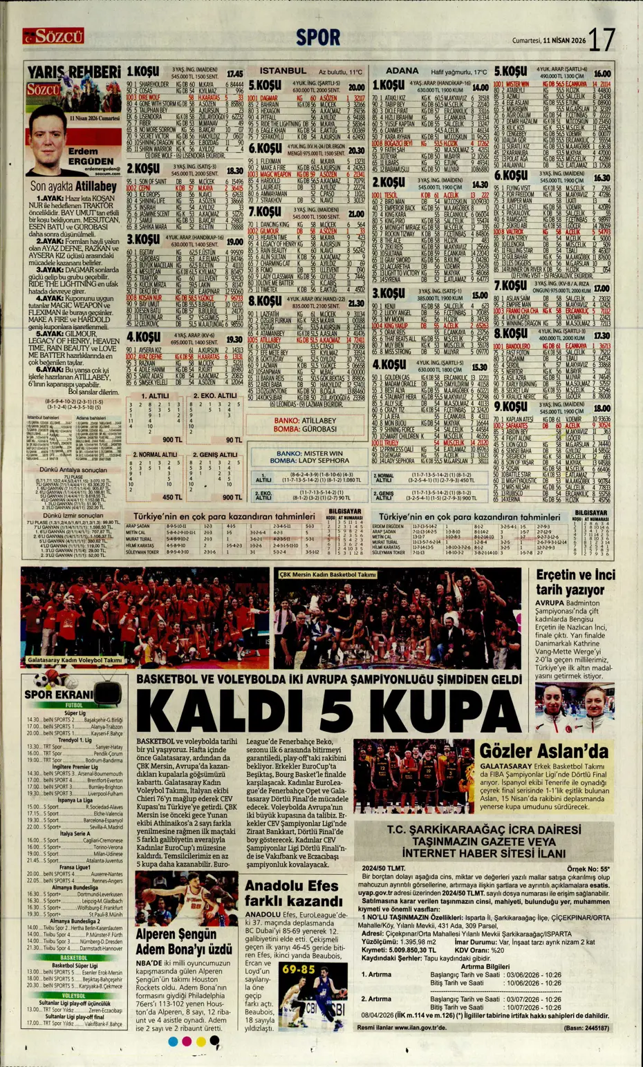 "Devler Osimhen için sırada" | Sporun manşetleri - 3