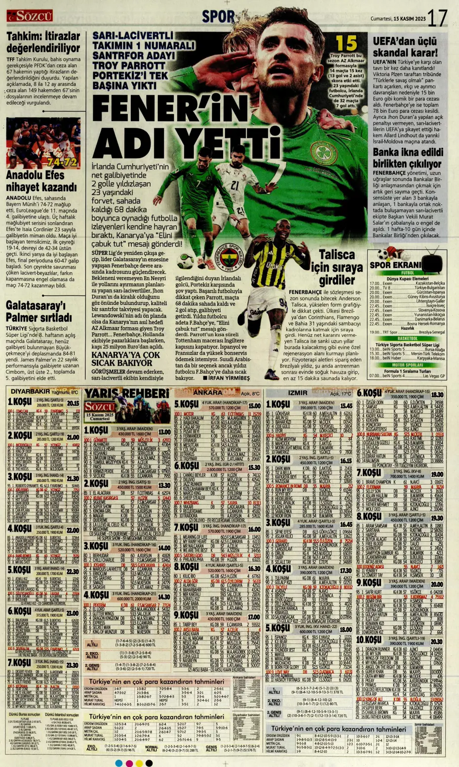 "İşte Fener'in Lewandowski için planı" | Sporun manşetleri - 9