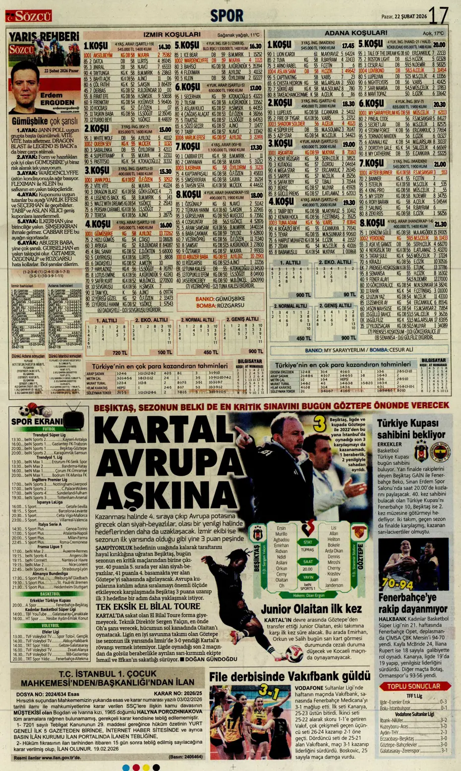 "Beklenen golcü Sörloth" | Sporun manşetleri - 7