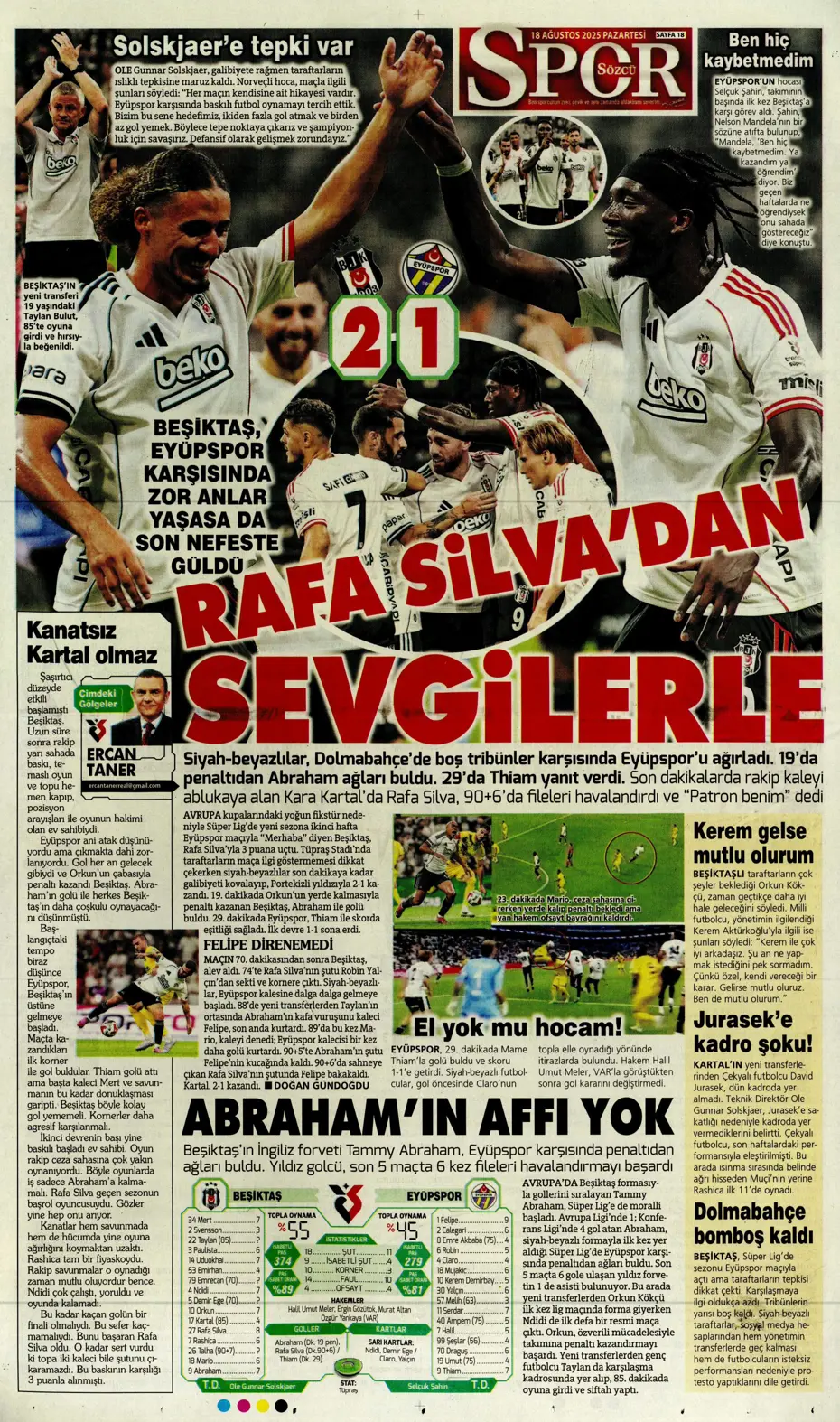 "Galatasaray'dan Antony bombası" | Sporun manşetleri - 10